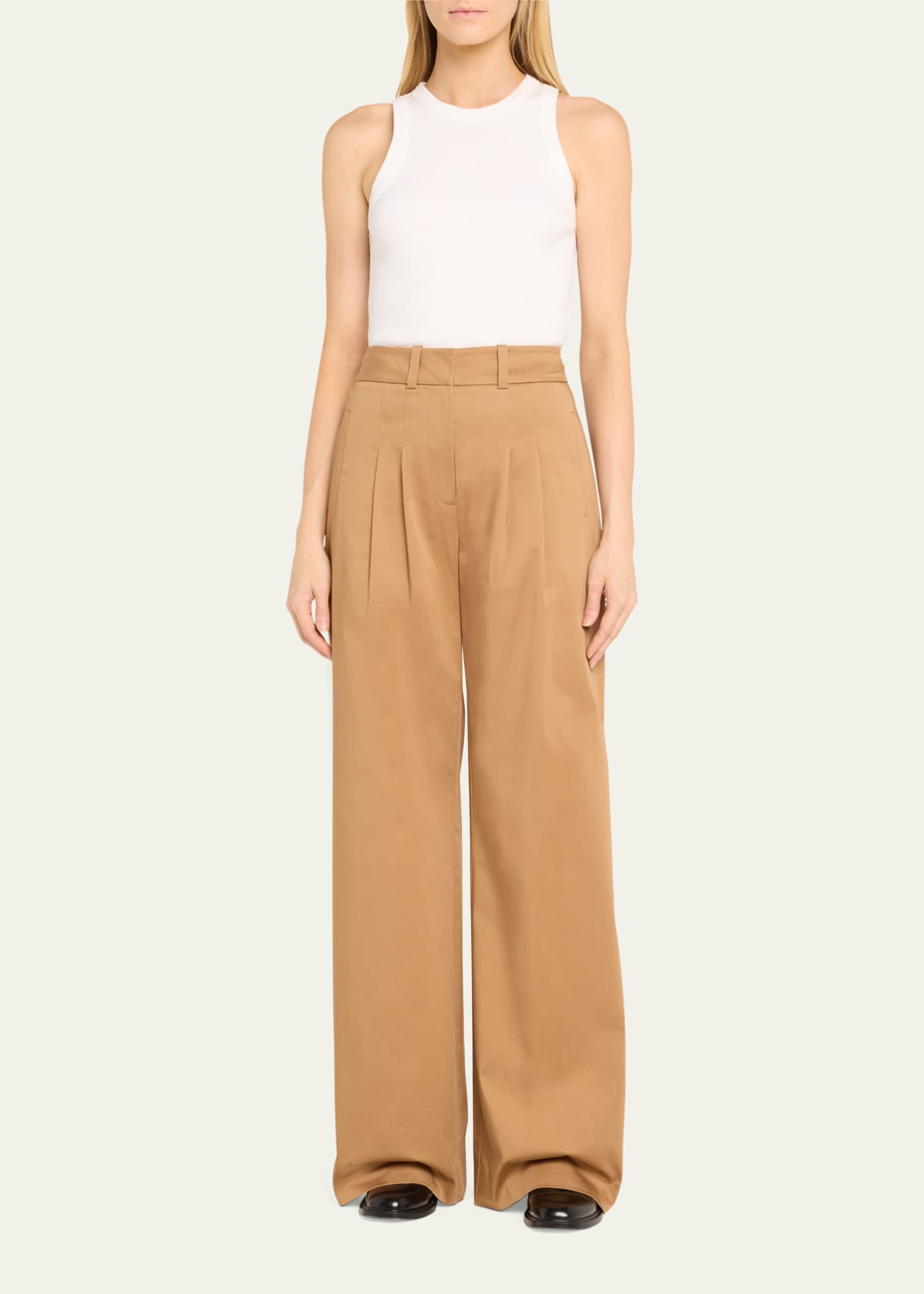 Veronica Beard Rennert Pleated Pants Image 2 of 5