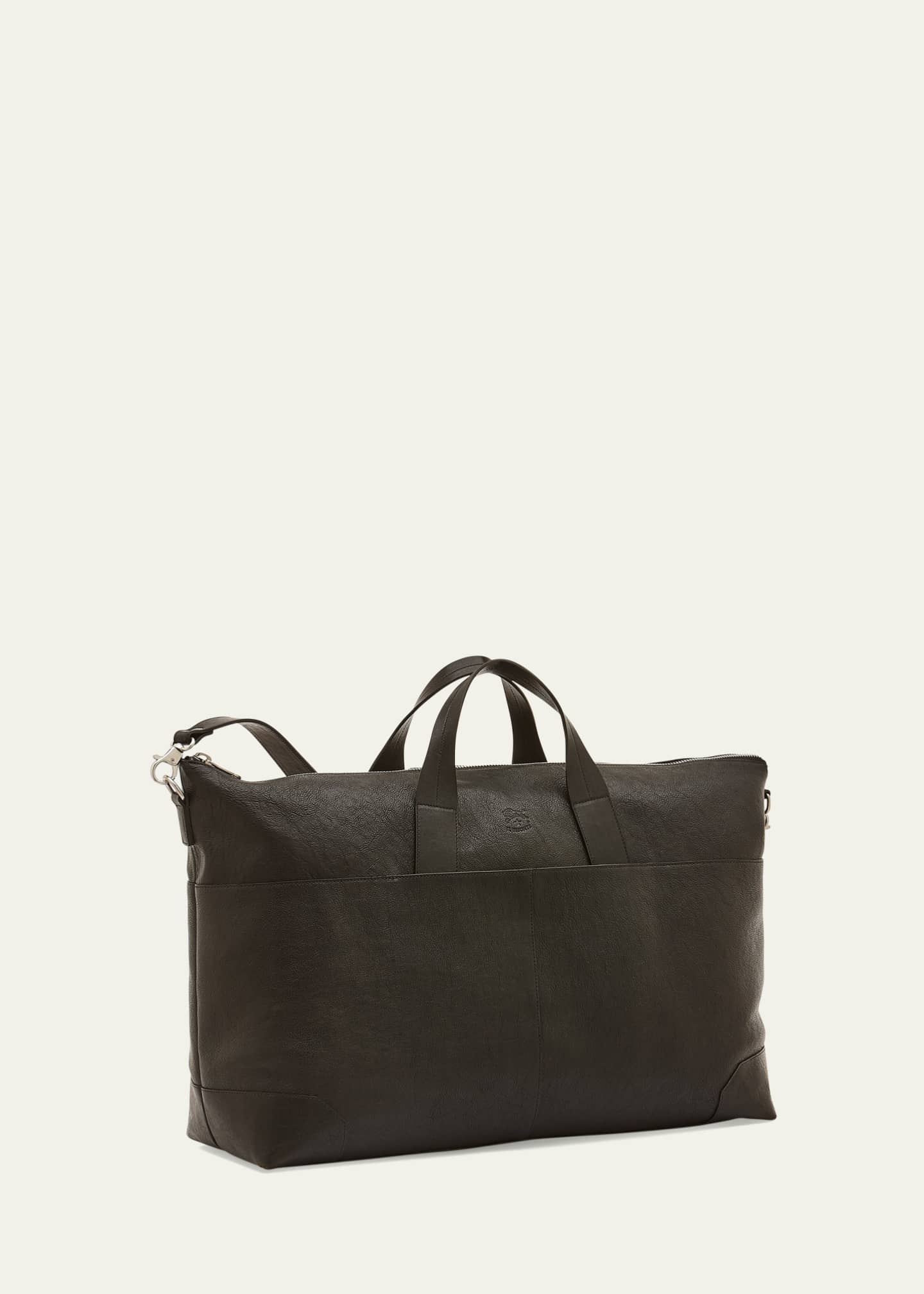 Il Bisonte Men's Galileo Leather Travel Bag Image 3 of 5