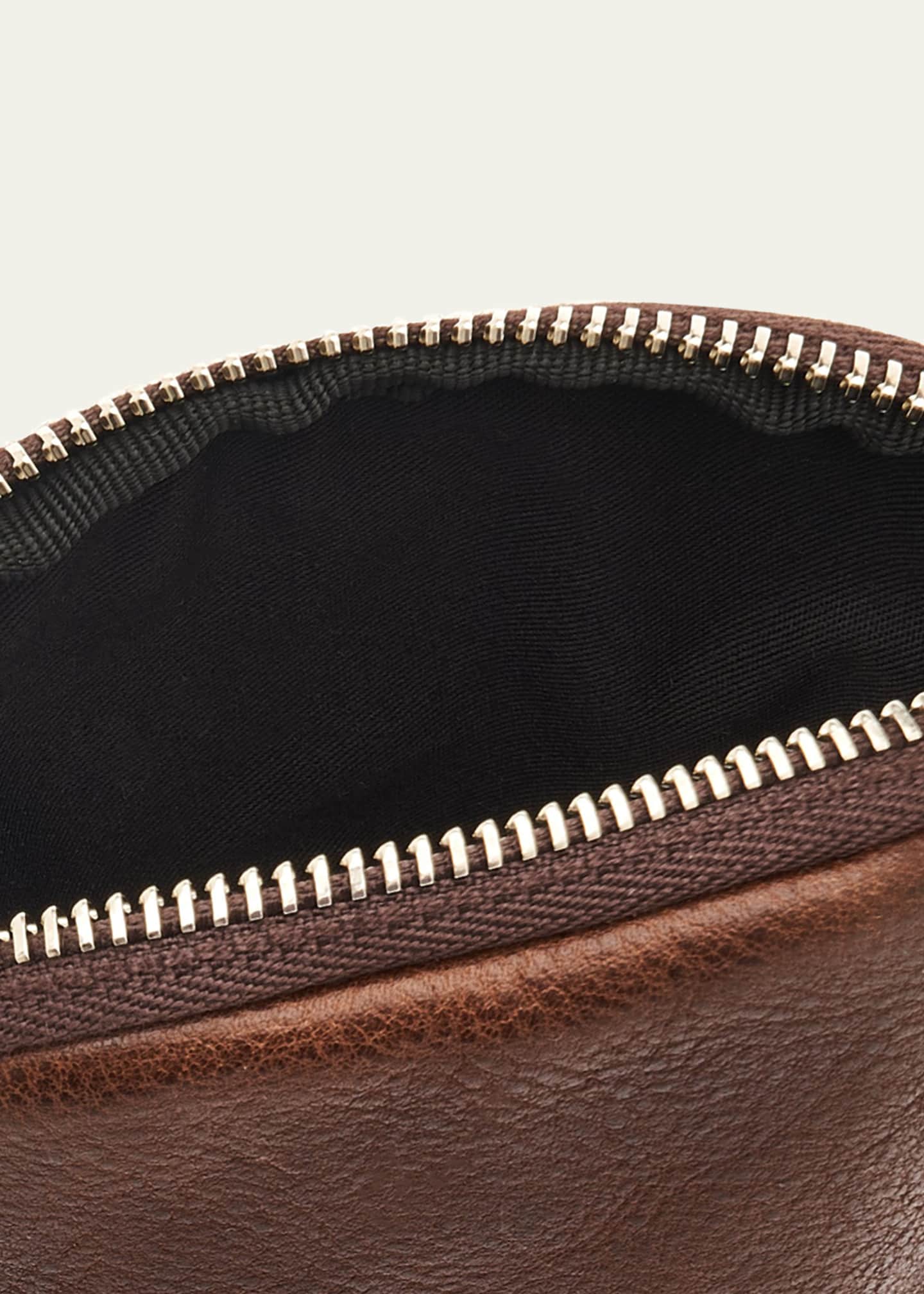 Il Bisonte Men's Galileo Leather Crossbody Bag Image 3 of 4