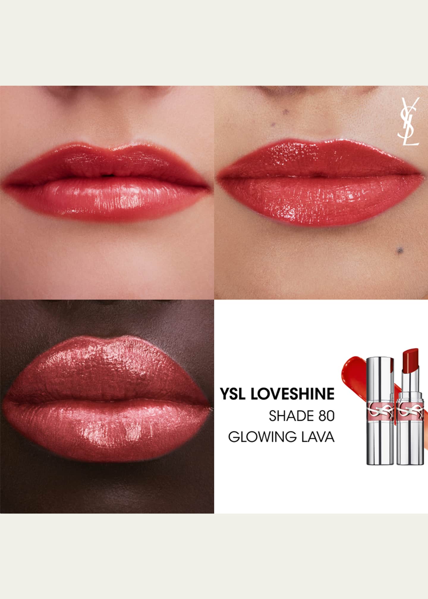 Red ysl lipstick sale