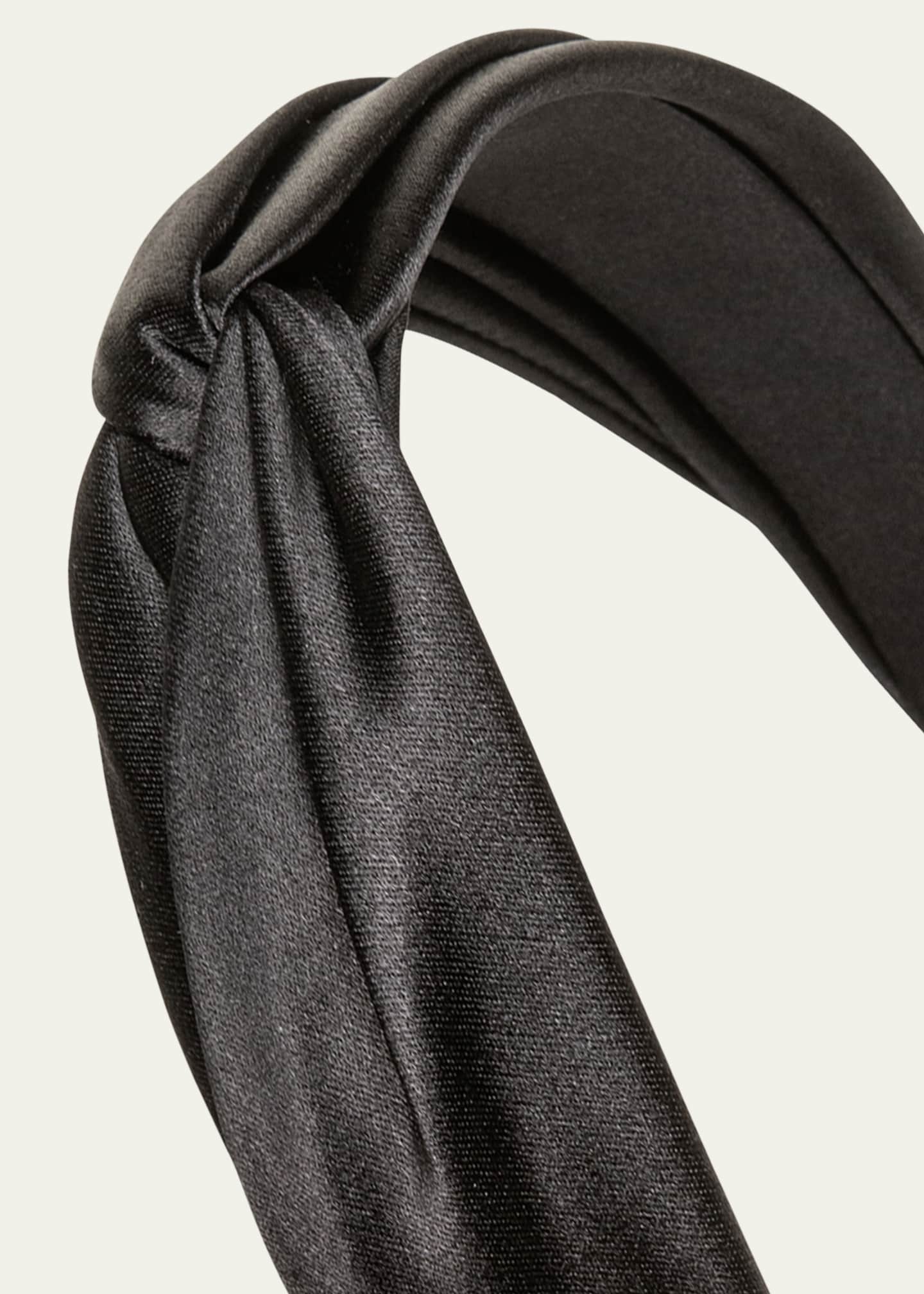 Jennifer Behr Twist Silk Headband Image 2 of 2