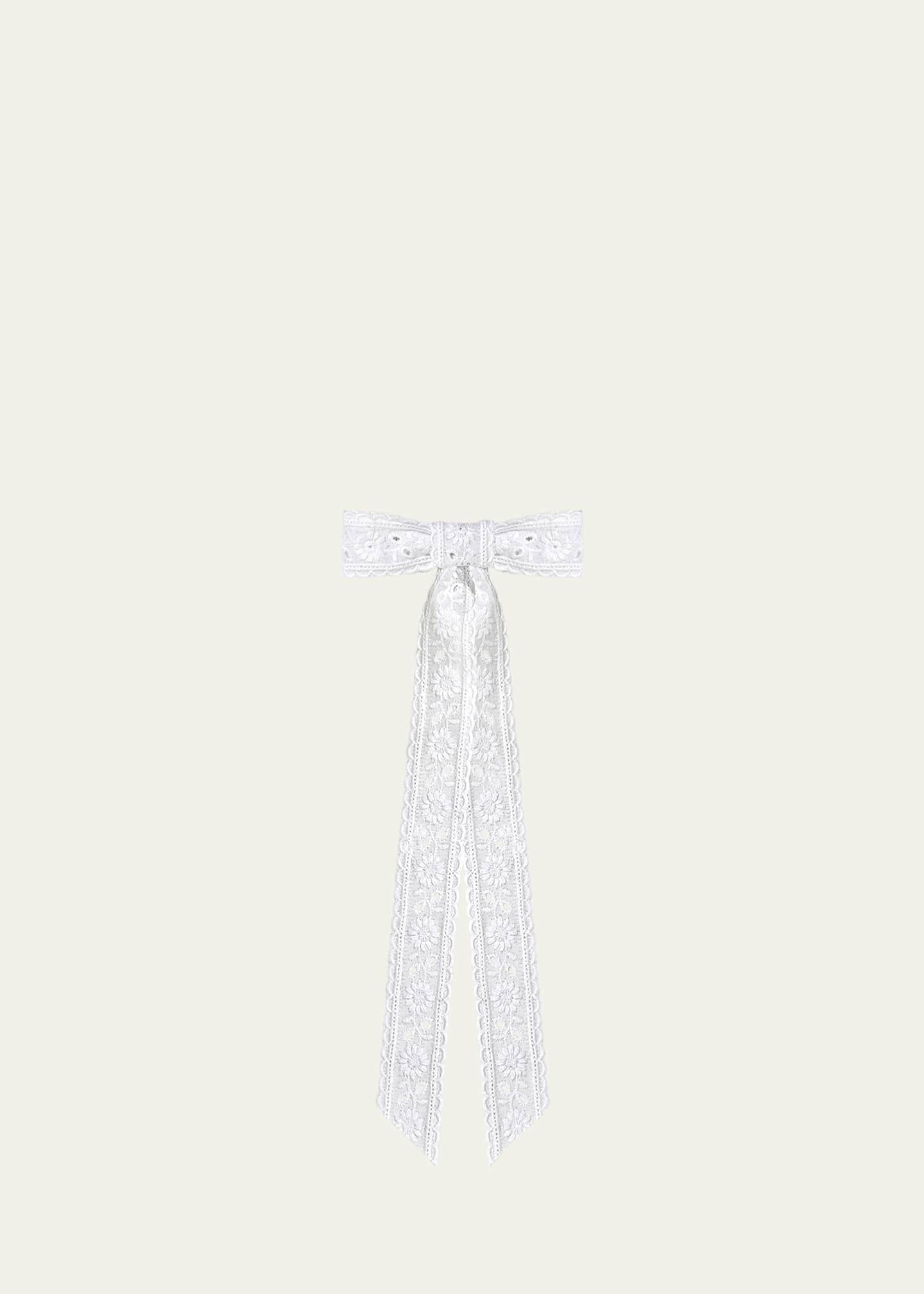 Jennifer Behr Dolly Lace Bow Barrette Image 1 of 2