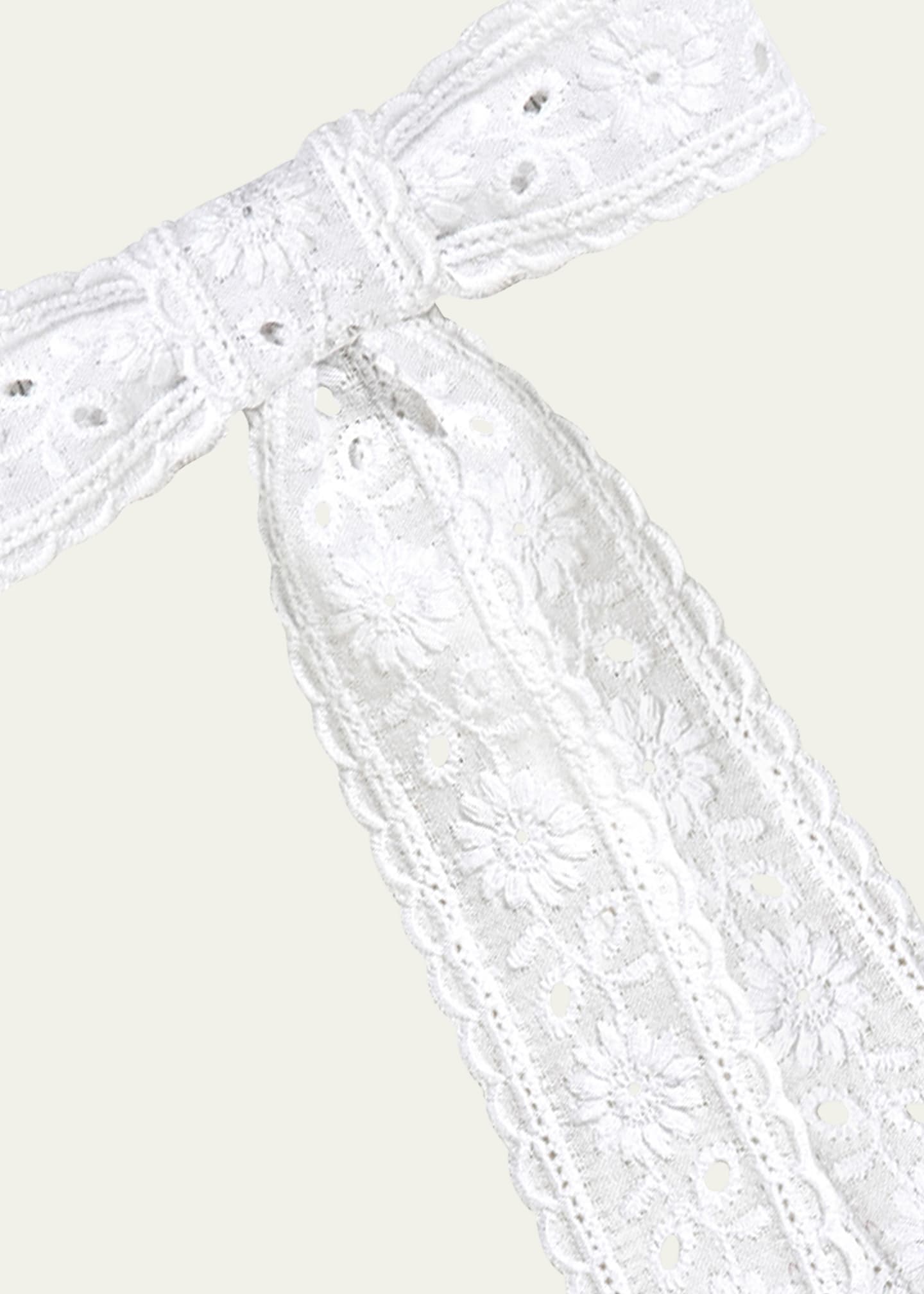 Jennifer Behr Dolly Lace Bow Barrette Image 2 of 2