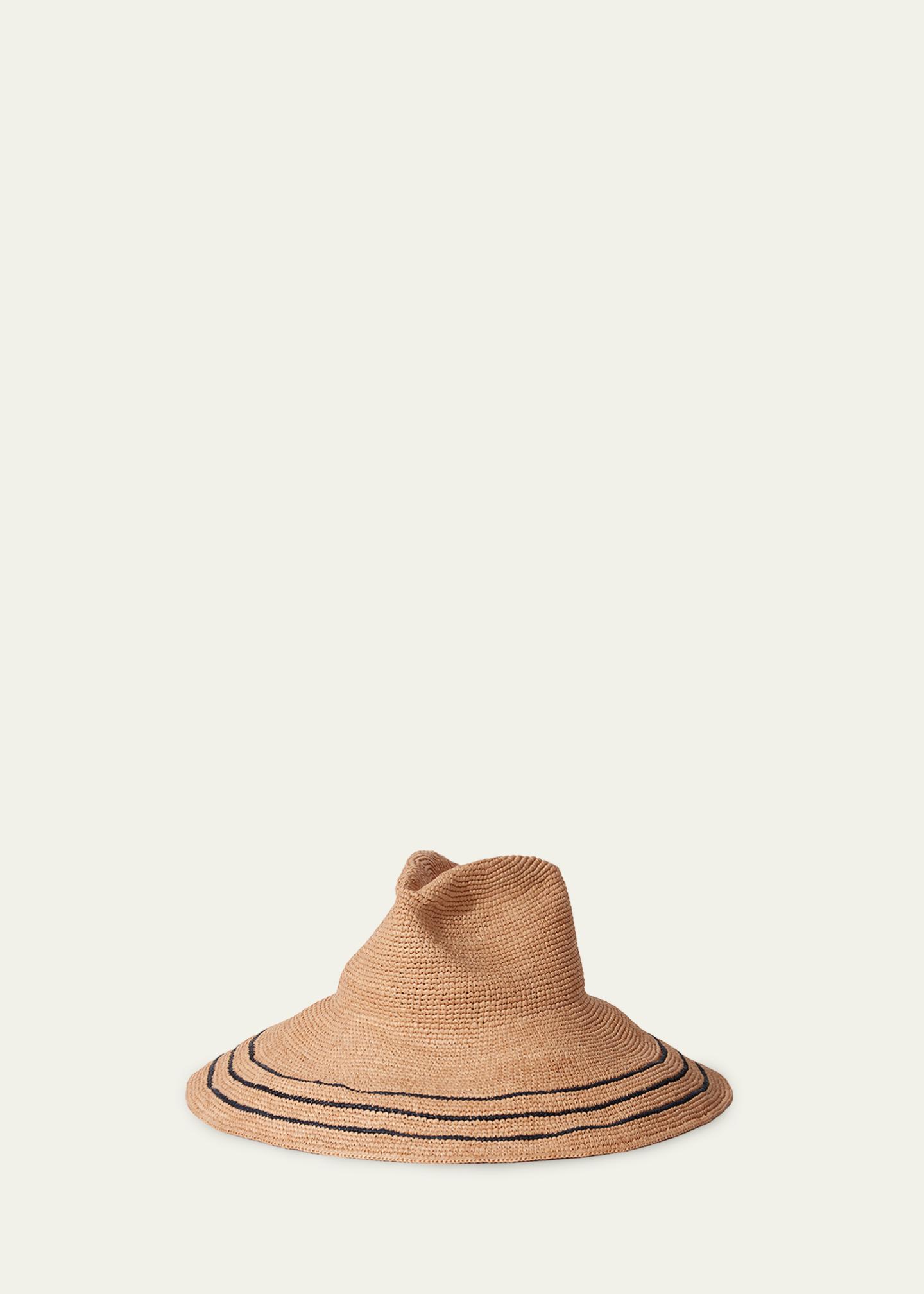 Janessa Leone Waverly Raffia Large Brim Hat - Bergdorf Goodman