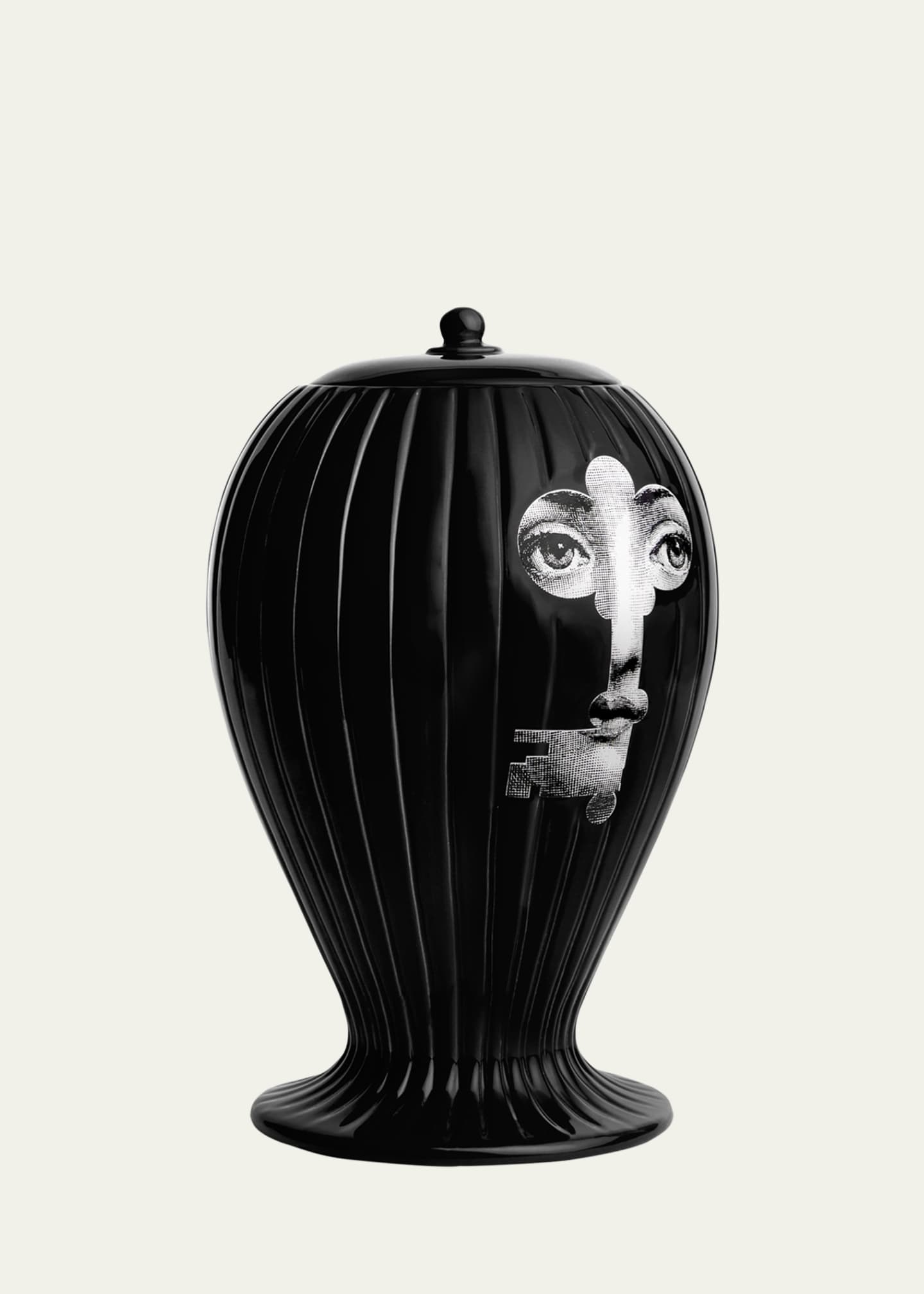 Fornasetti Serratura Ribbed Vase Image 2 of 5