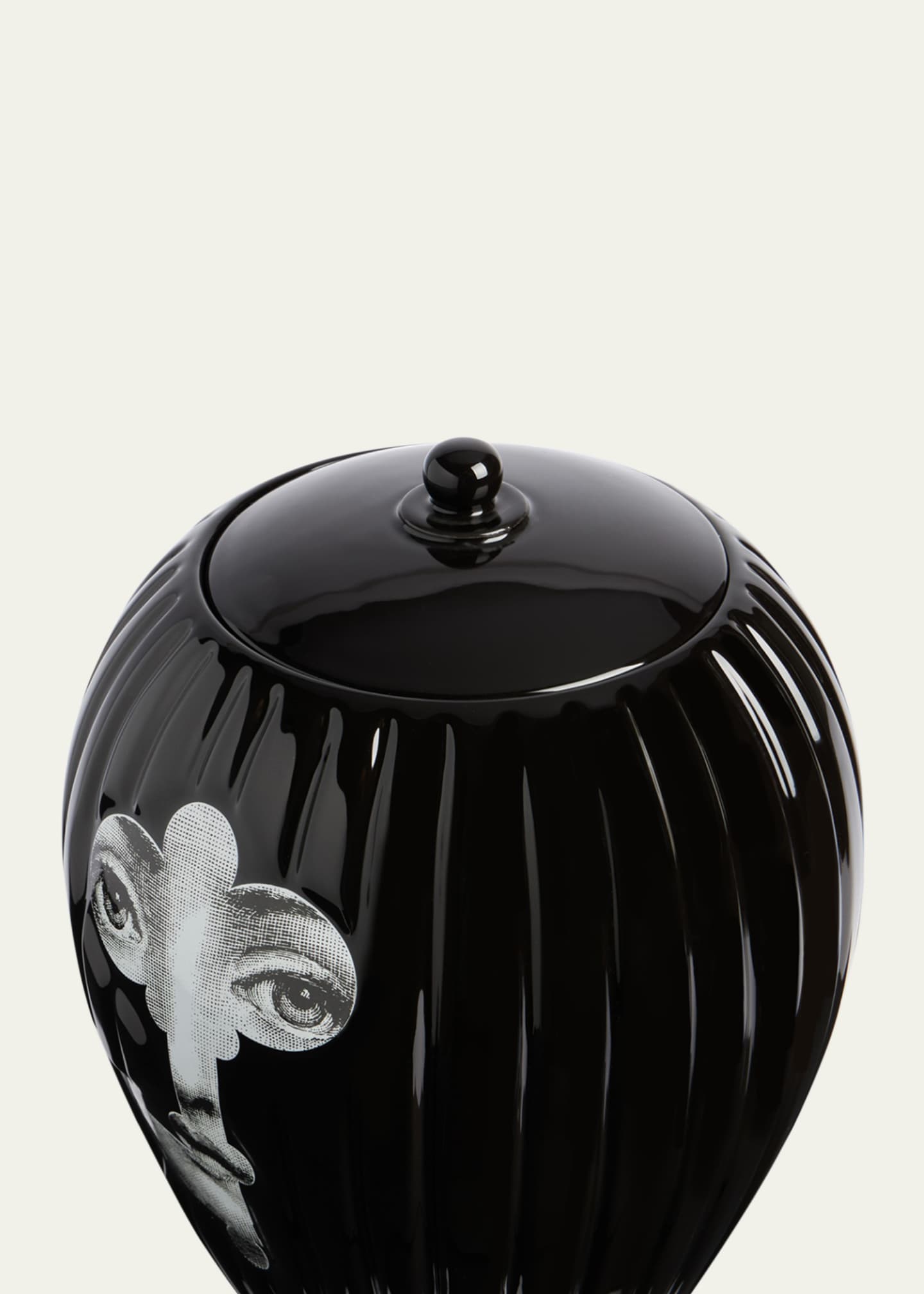 Fornasetti Serratura Ribbed Vase Image 4 of 5