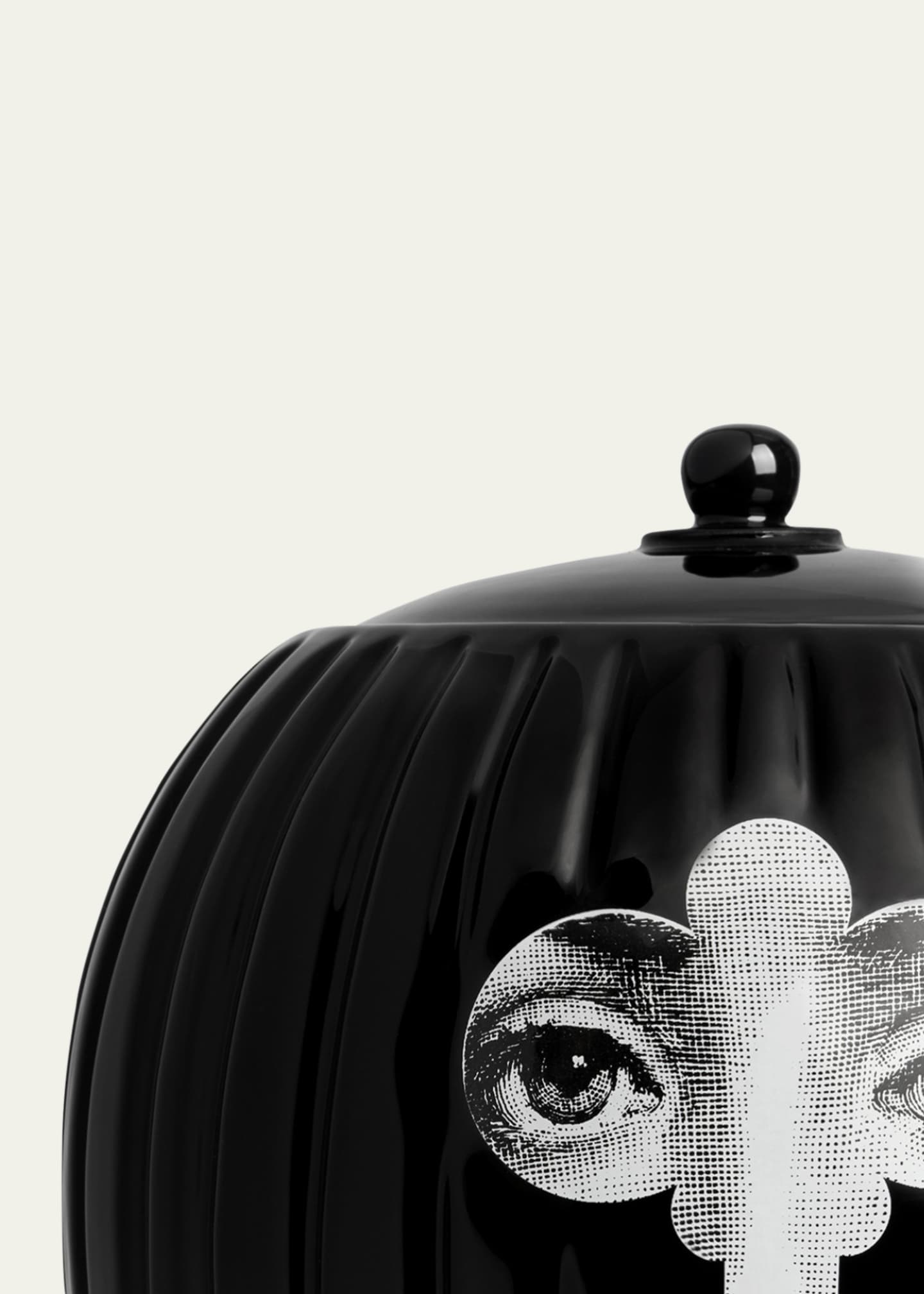 Fornasetti Serratura Ribbed Vase Image 5 of 5