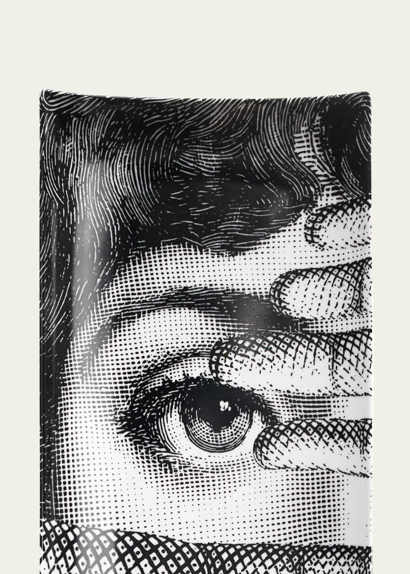 Fornasetti Tema e Variazioni n.154 Rectangular Tray Image 4 of 4