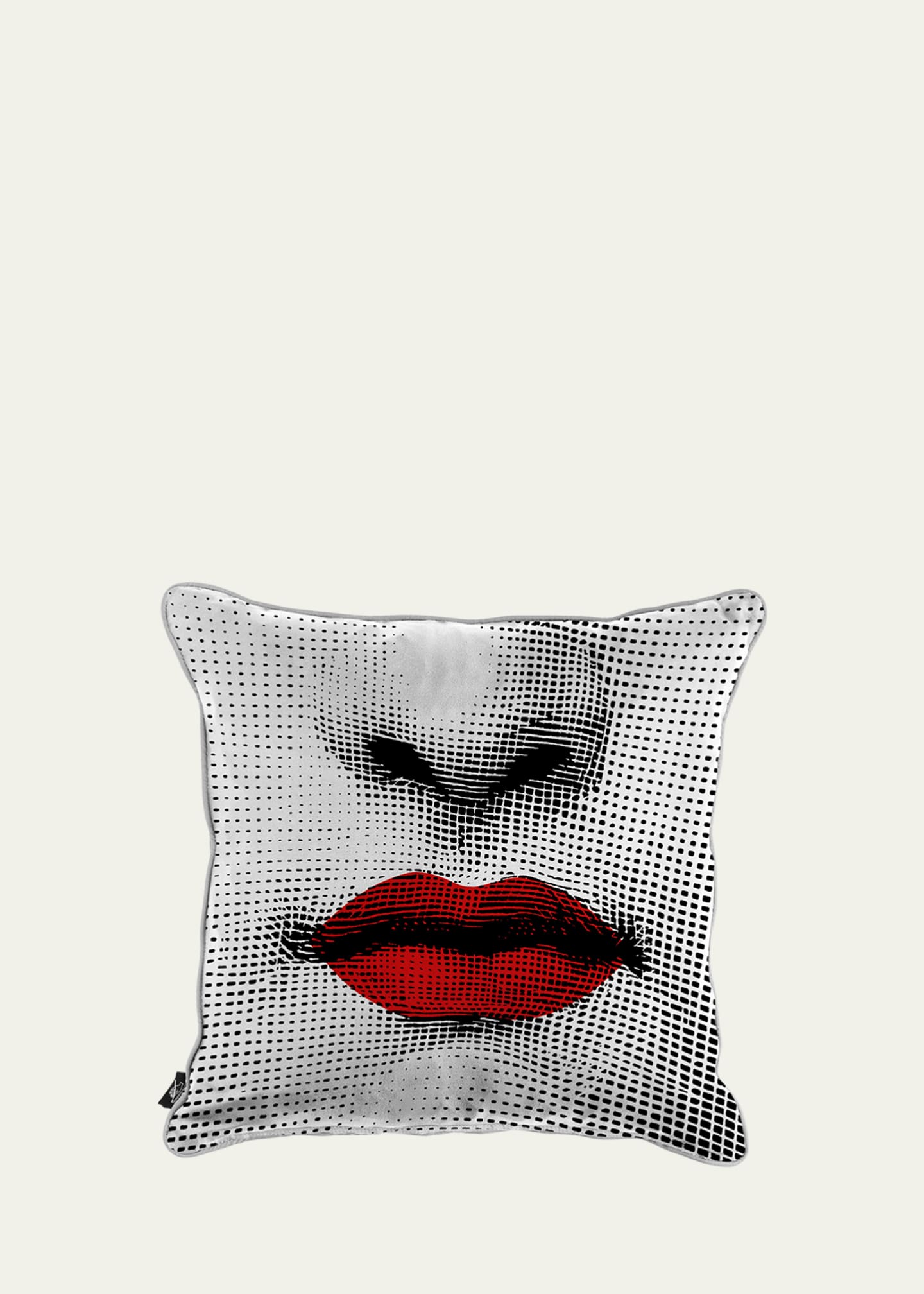 Fornasetti Kiss Cushion, 20" Square Image 1 of 2
