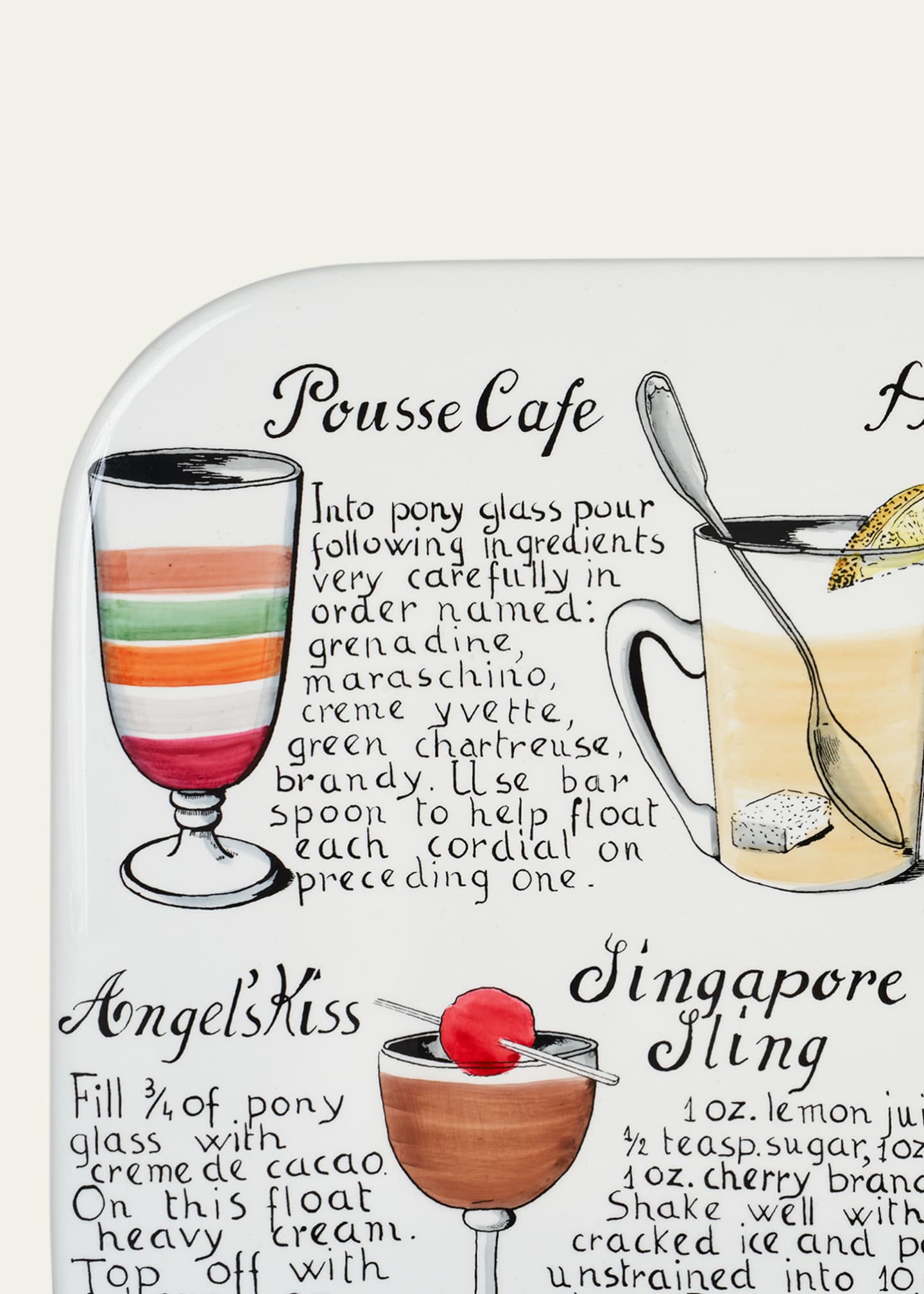 Fornasetti Cocktail Tray Image 4 of 4