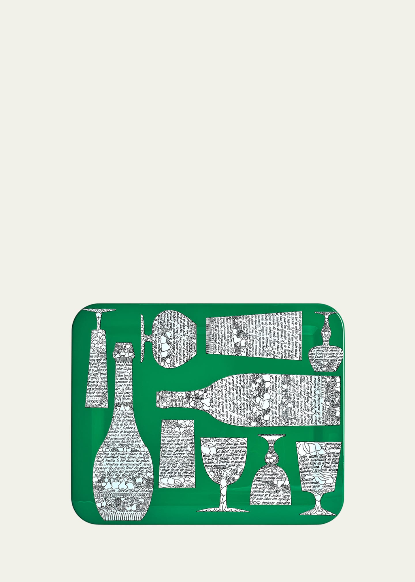 Fornasetti Bottiglie Cocktail Tray Image 1 of 4