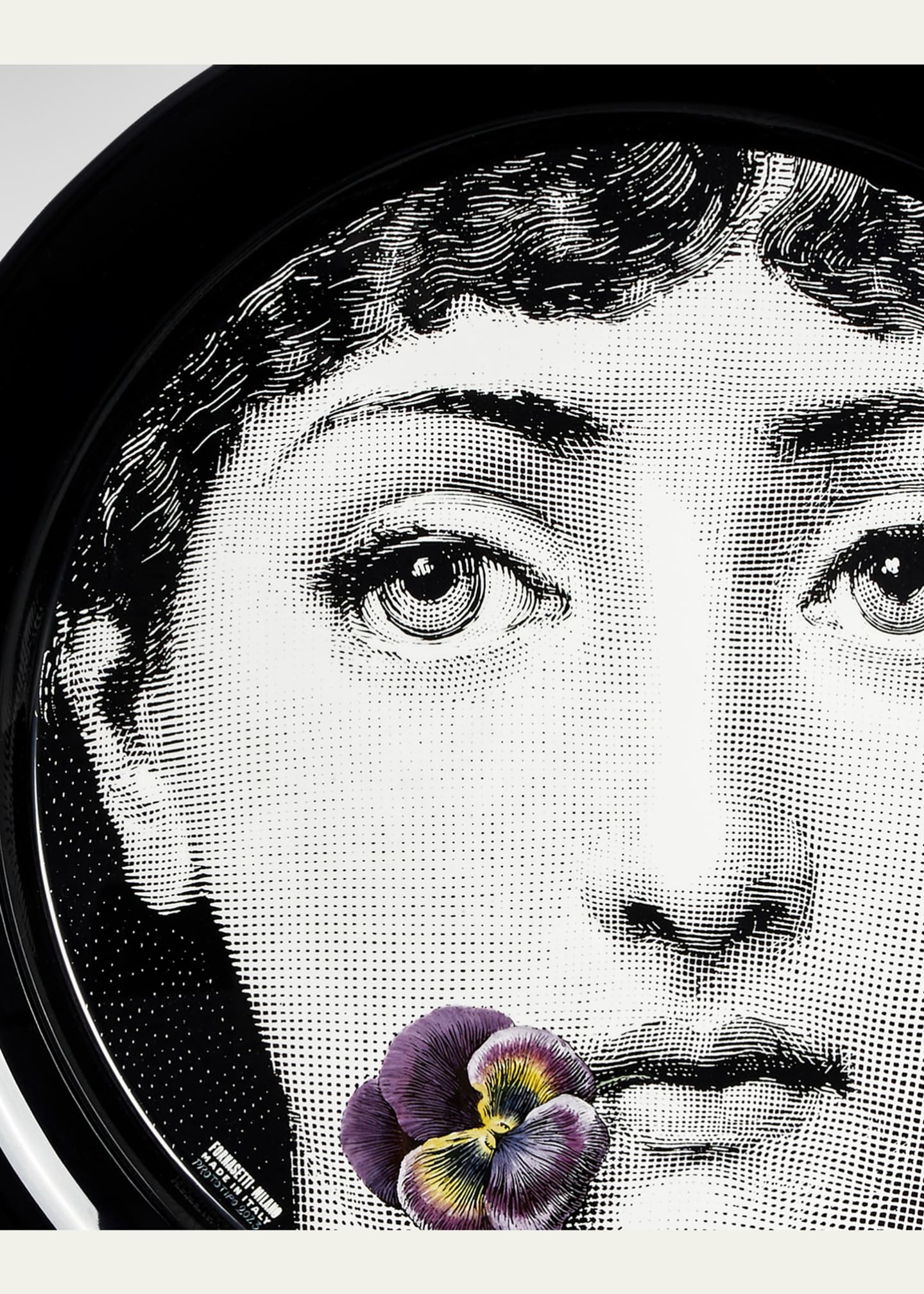 Fornasetti Tema E Variazioni N.137 Round Tray Image 4 of 4