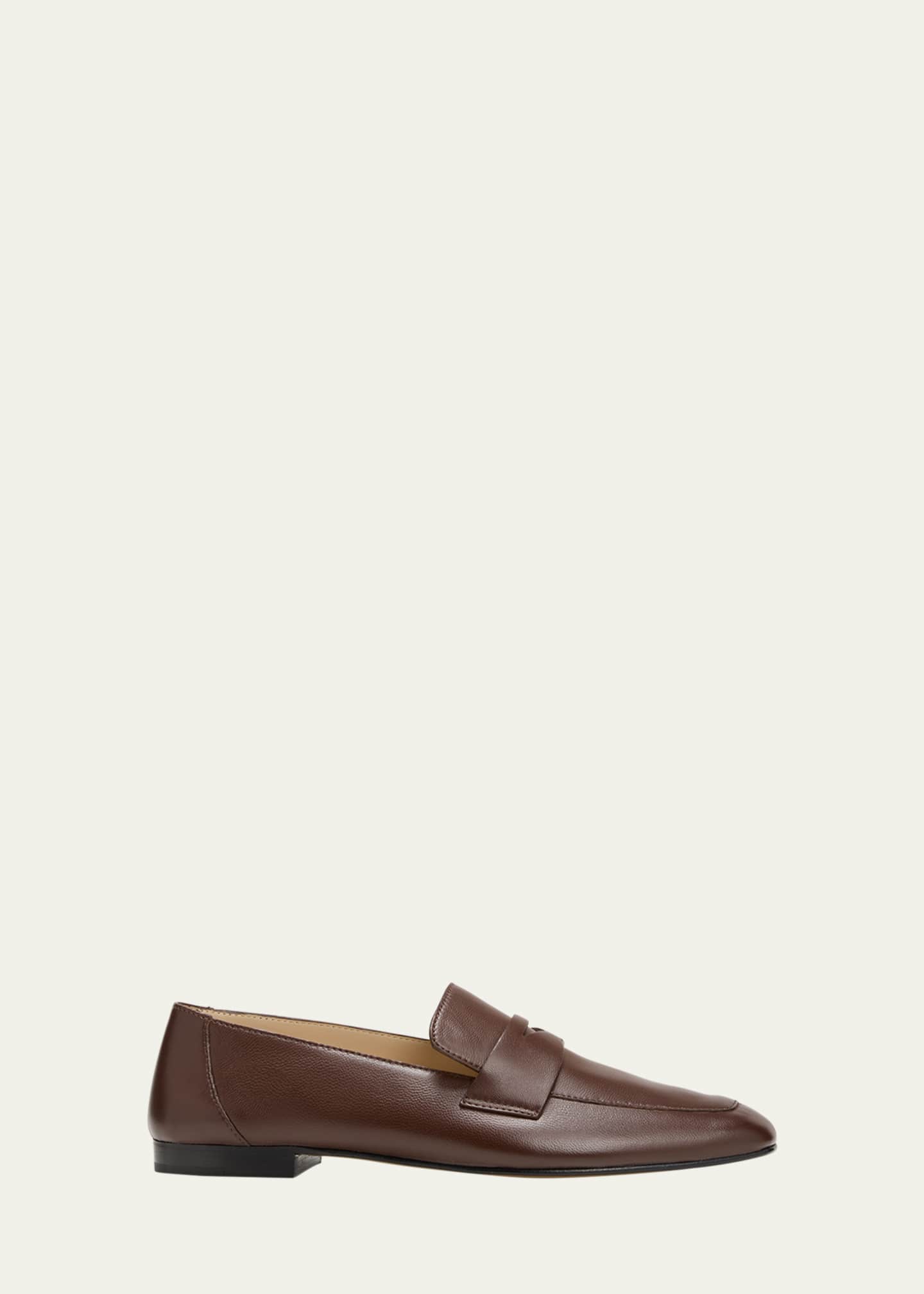 Le Monde Beryl Soft Leather Penny Loafers Image 1 of 5