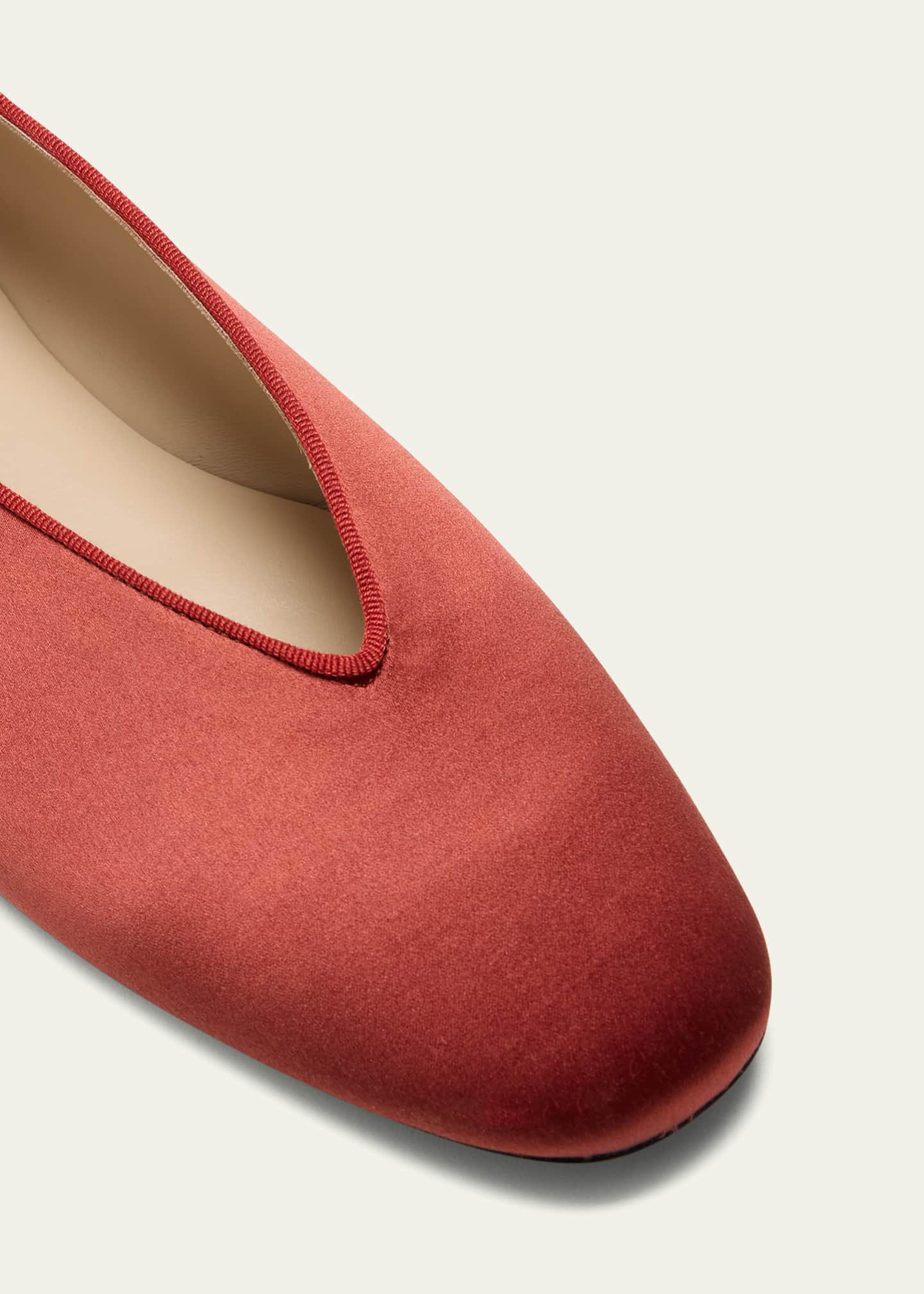 Regency Satin Ballerina Flats