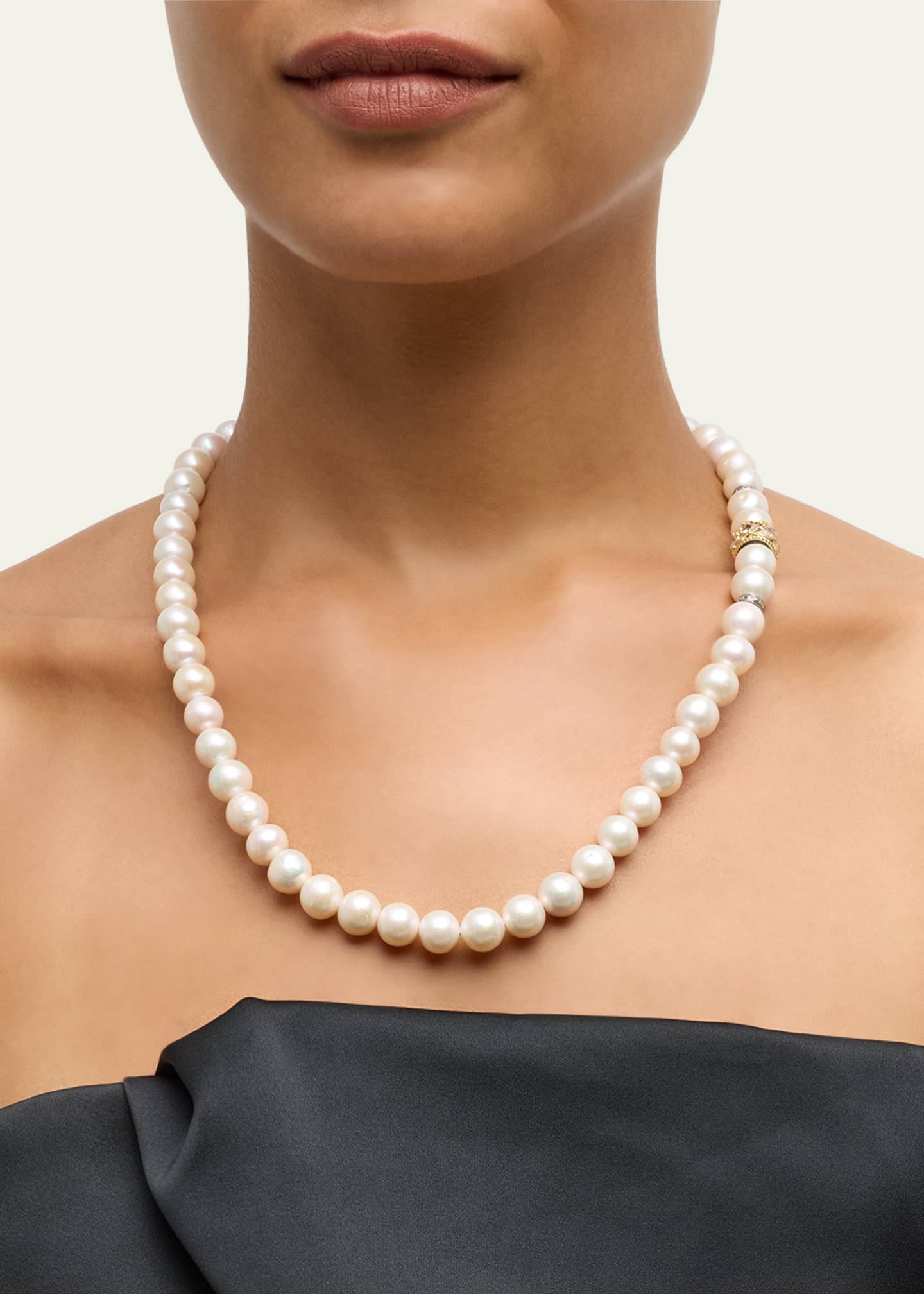Armenta Pearl Beaded Necklace, 30-34"L Image 2 of 4
