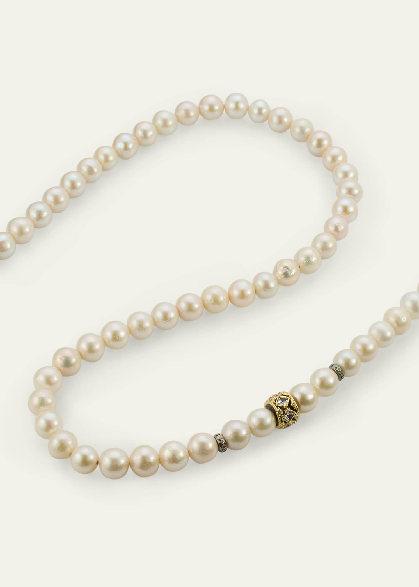 Armenta Pearl Beaded Necklace, 30-34"L Image 3 of 4