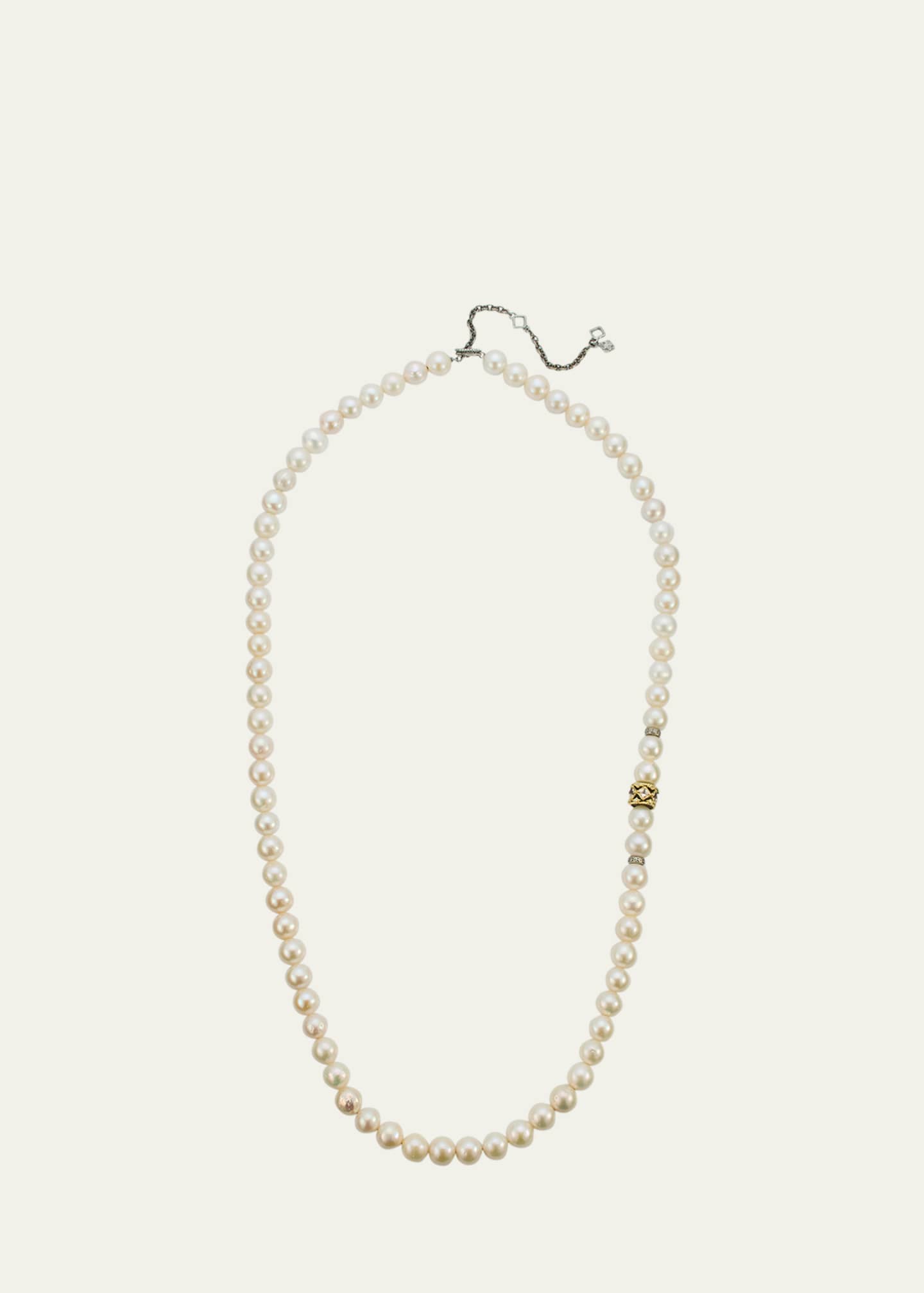 Armenta Pearl Beaded Necklace, 30-34"L Image 1 of 4