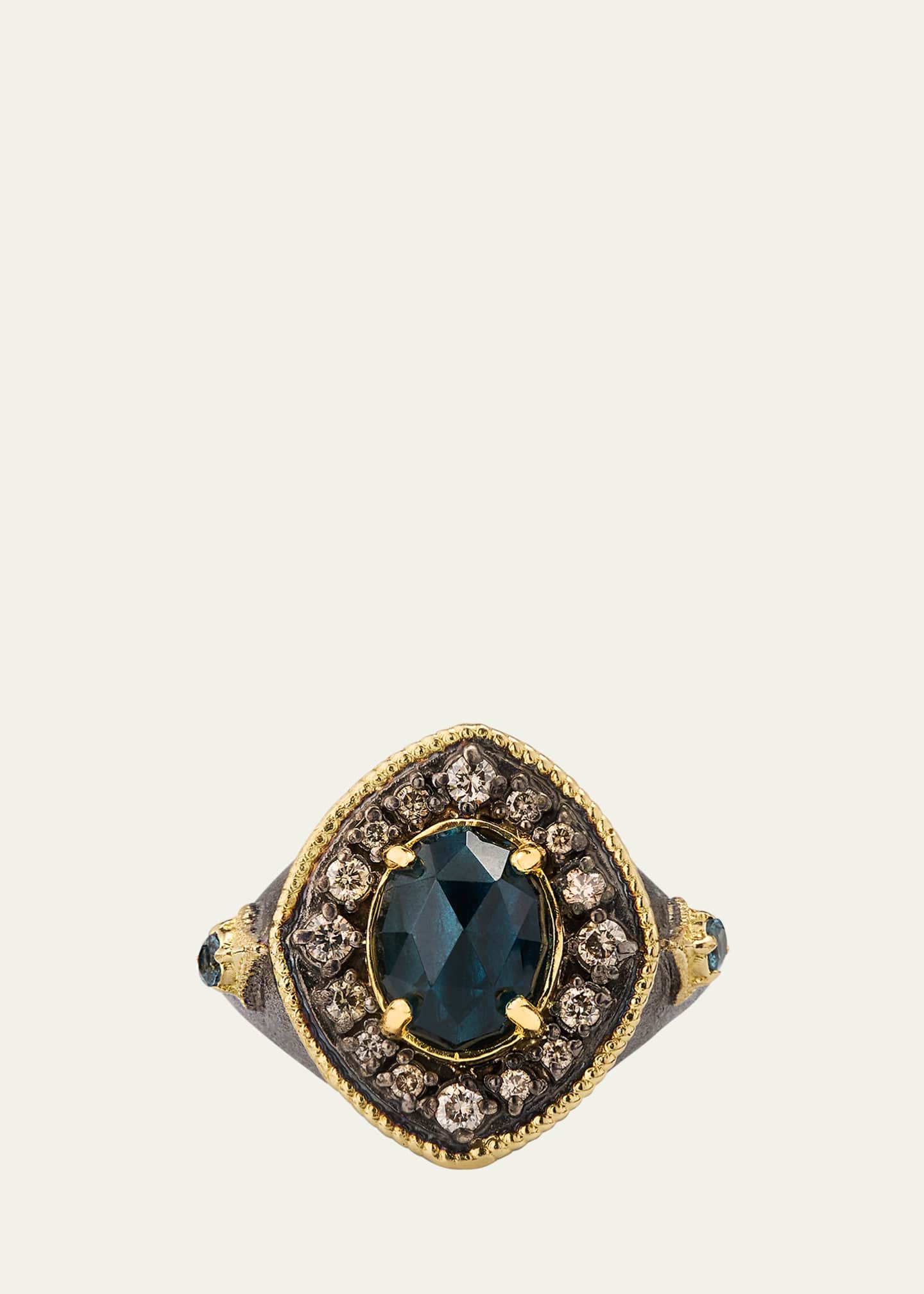 Armenta London Blue Topaz Statement Ring Image 1 of 4