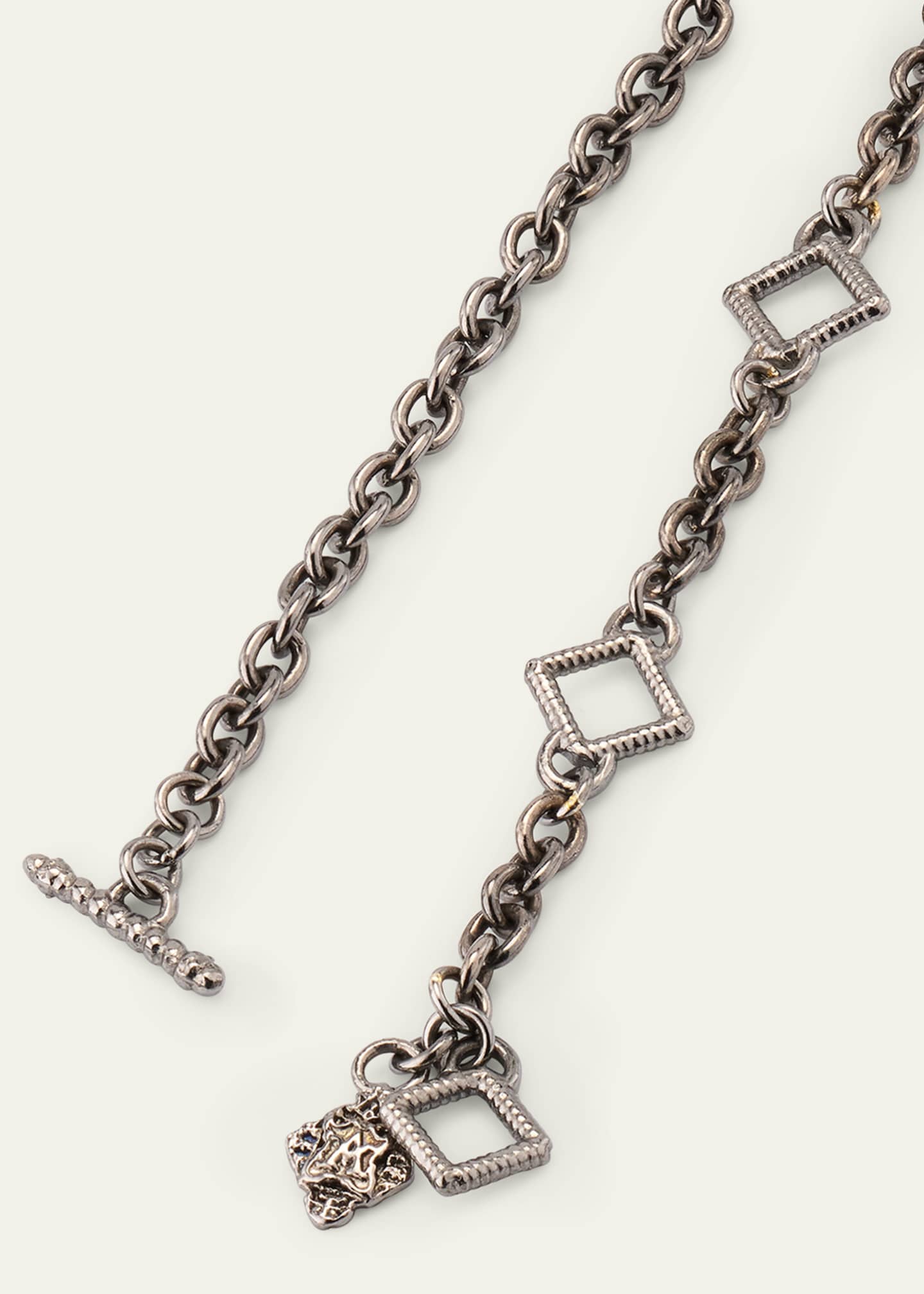 Armenta Alternating Diamond Scroll Necklace Image 4 of 4