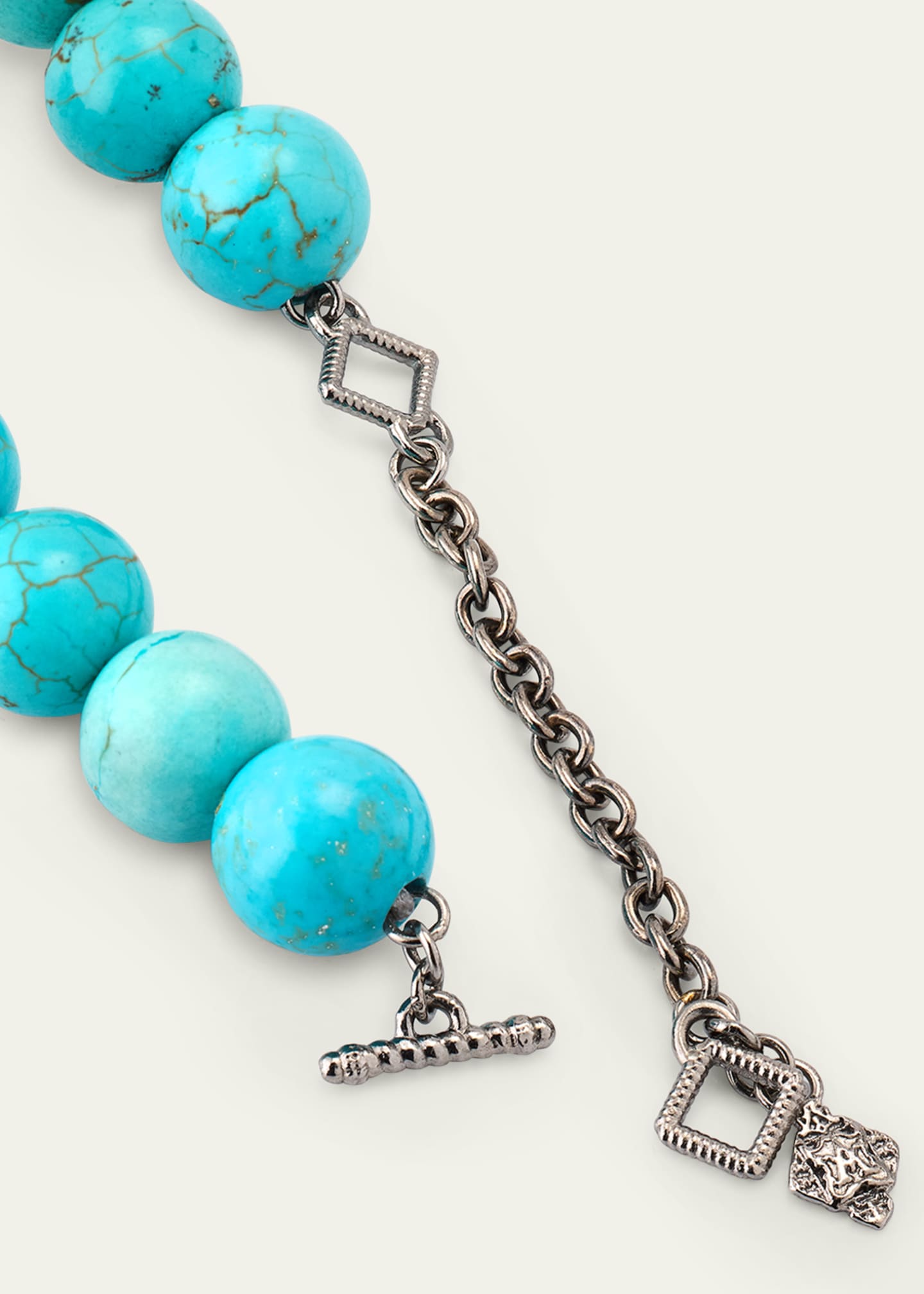 Armenta Large Turquoise Beaded Necklace, 34"L Image 4 of 4