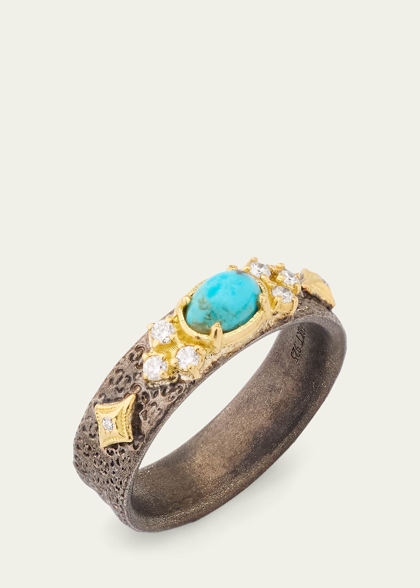 Armenta Turquoise East West Stack Band Image 3 of 4