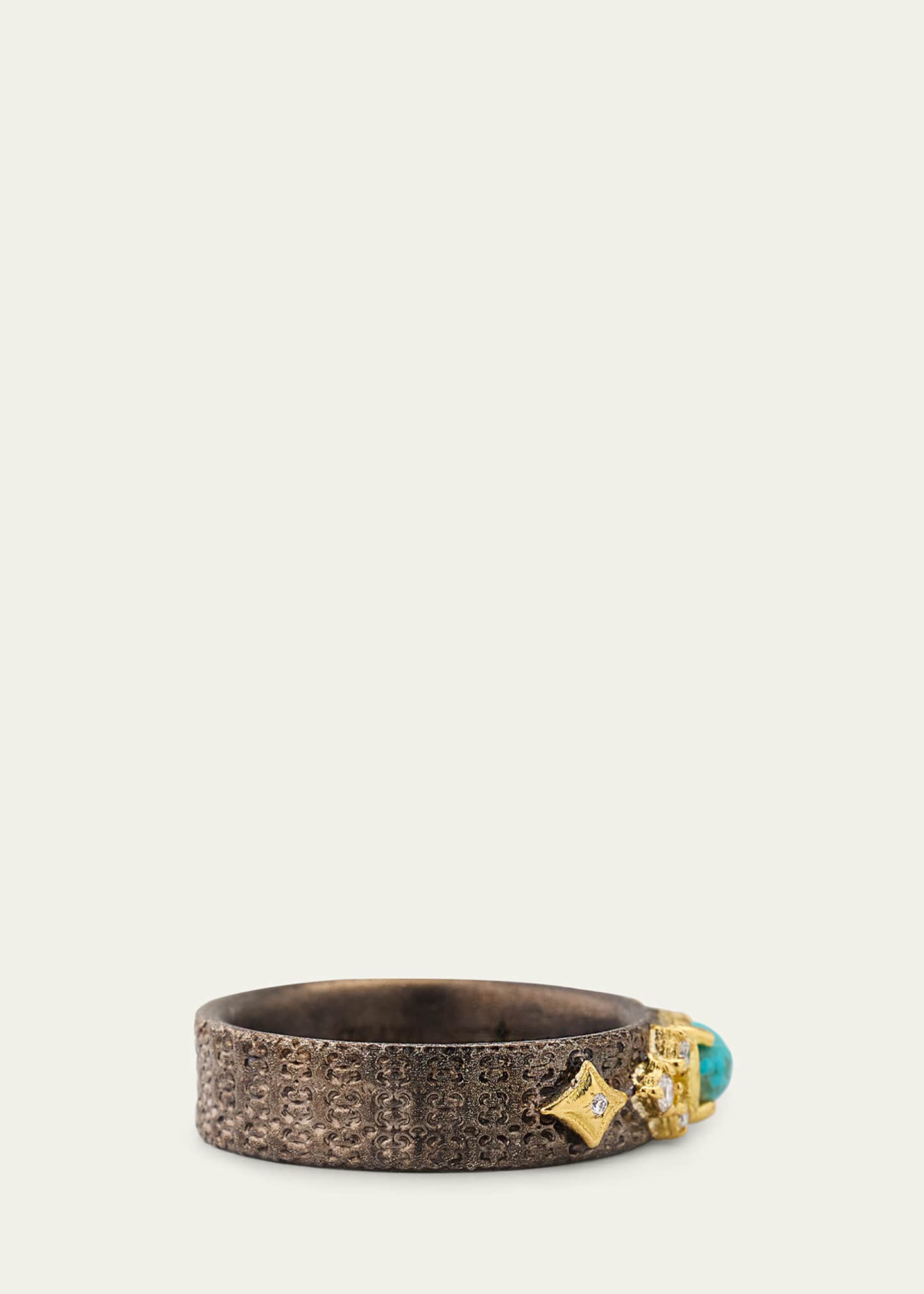 Armenta Turquoise East West Stack Band Image 4 of 4