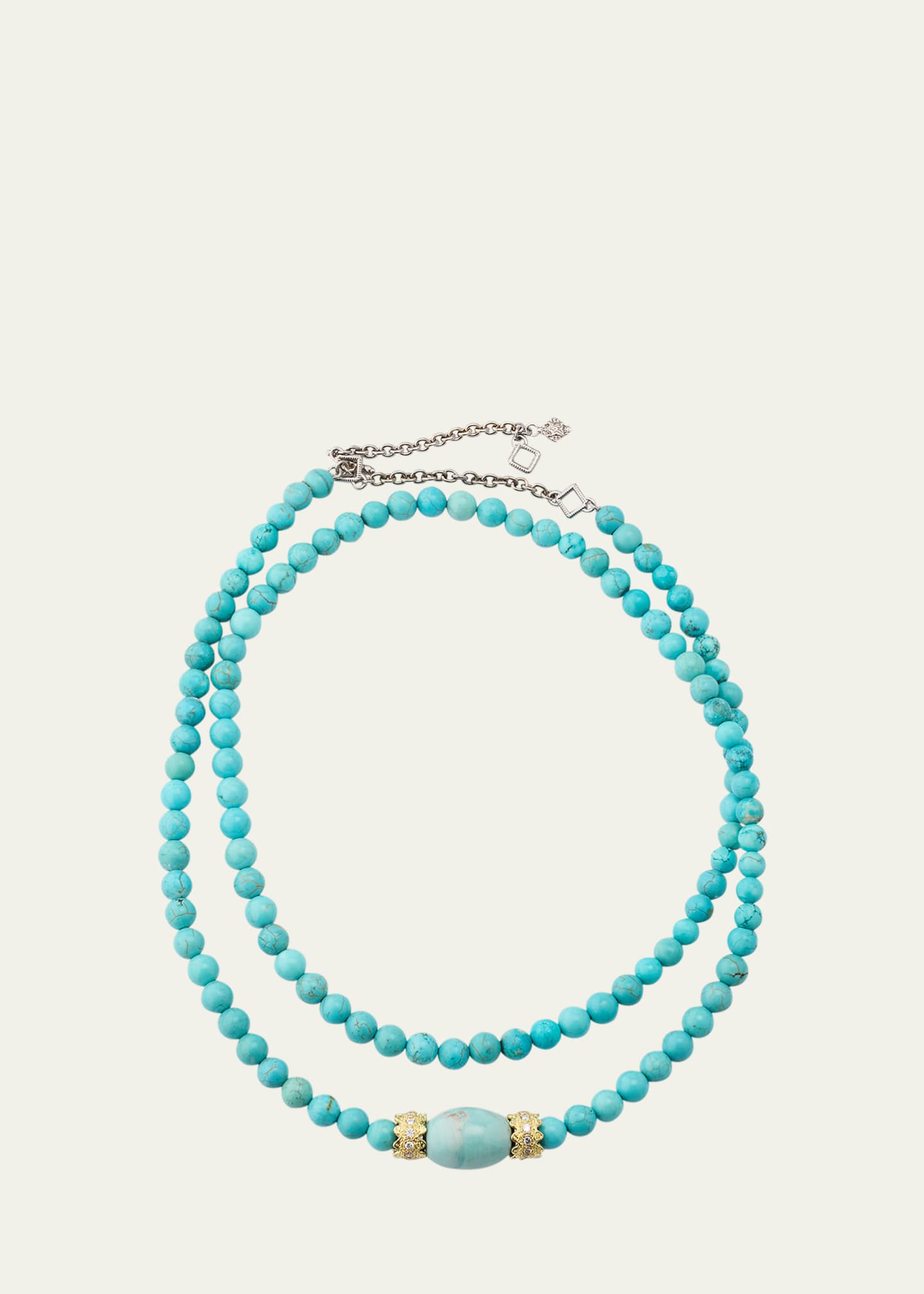 Armenta Turquoise Beaded Necklace, 30-34"L Image 1 of 4