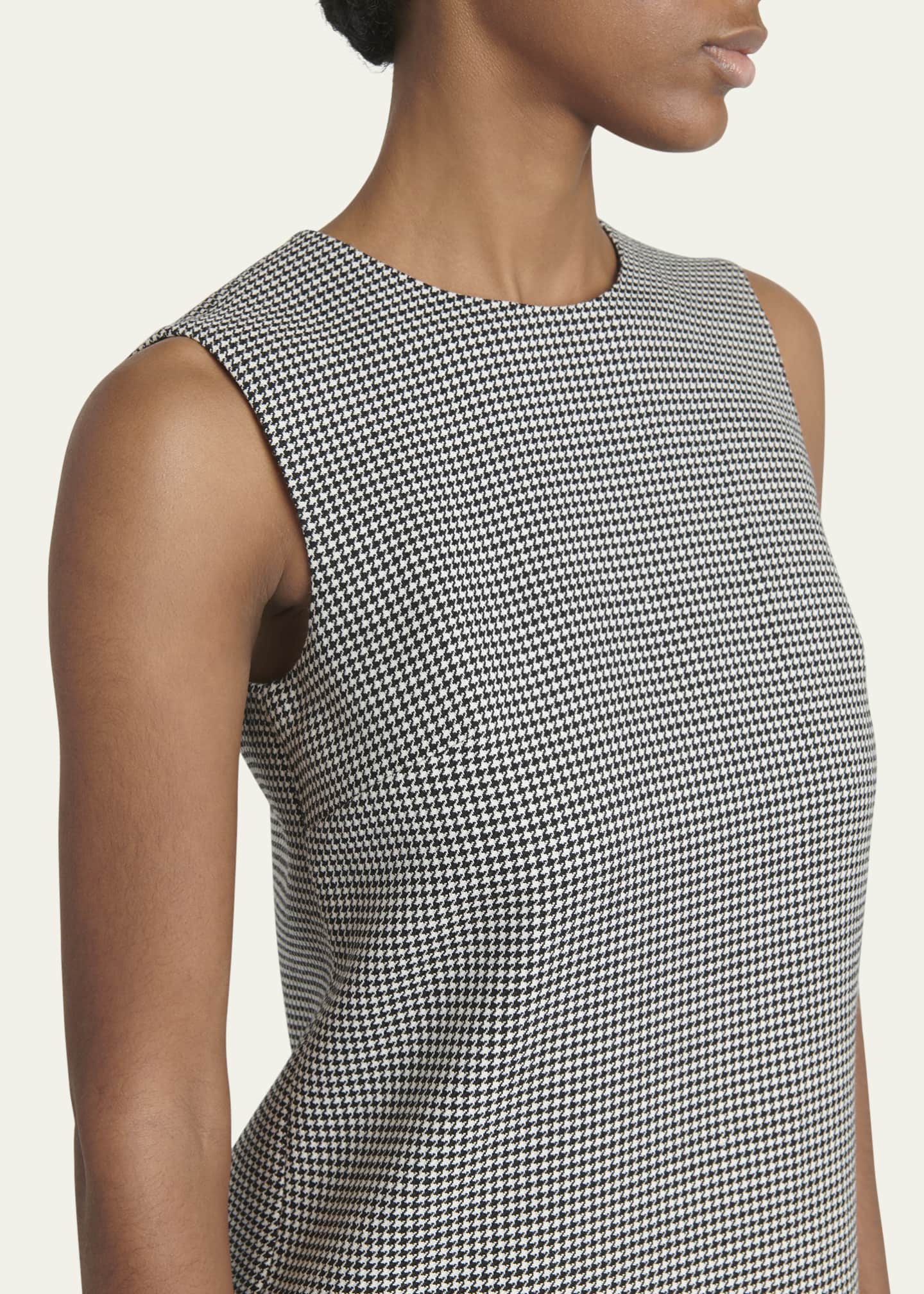 Dolce & Gabbana Gray Houndstooth Straight Dress Trouser Pants