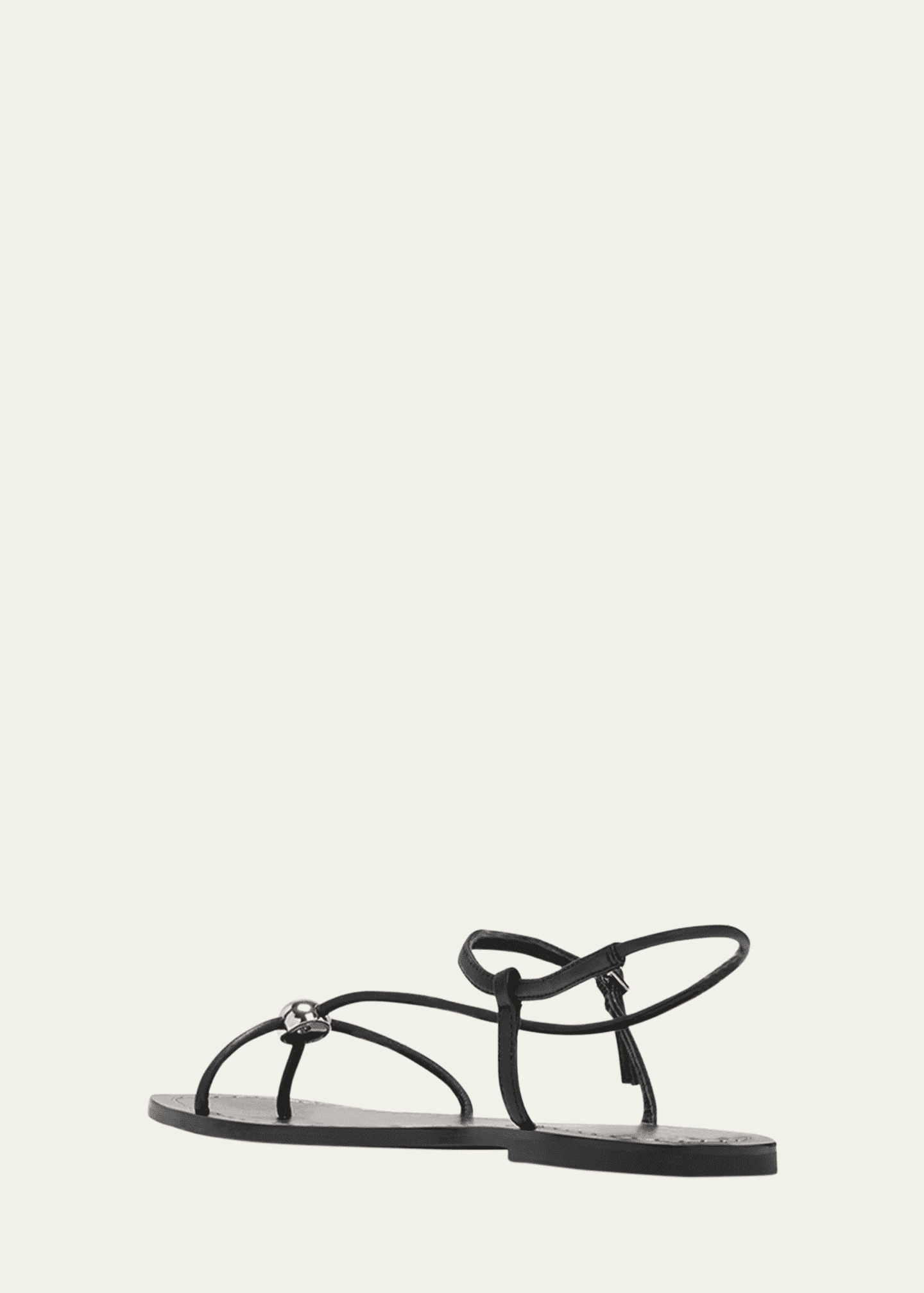 Loeffler Randall Lara Strappy Leather Dome Sandals Image 4 of 5