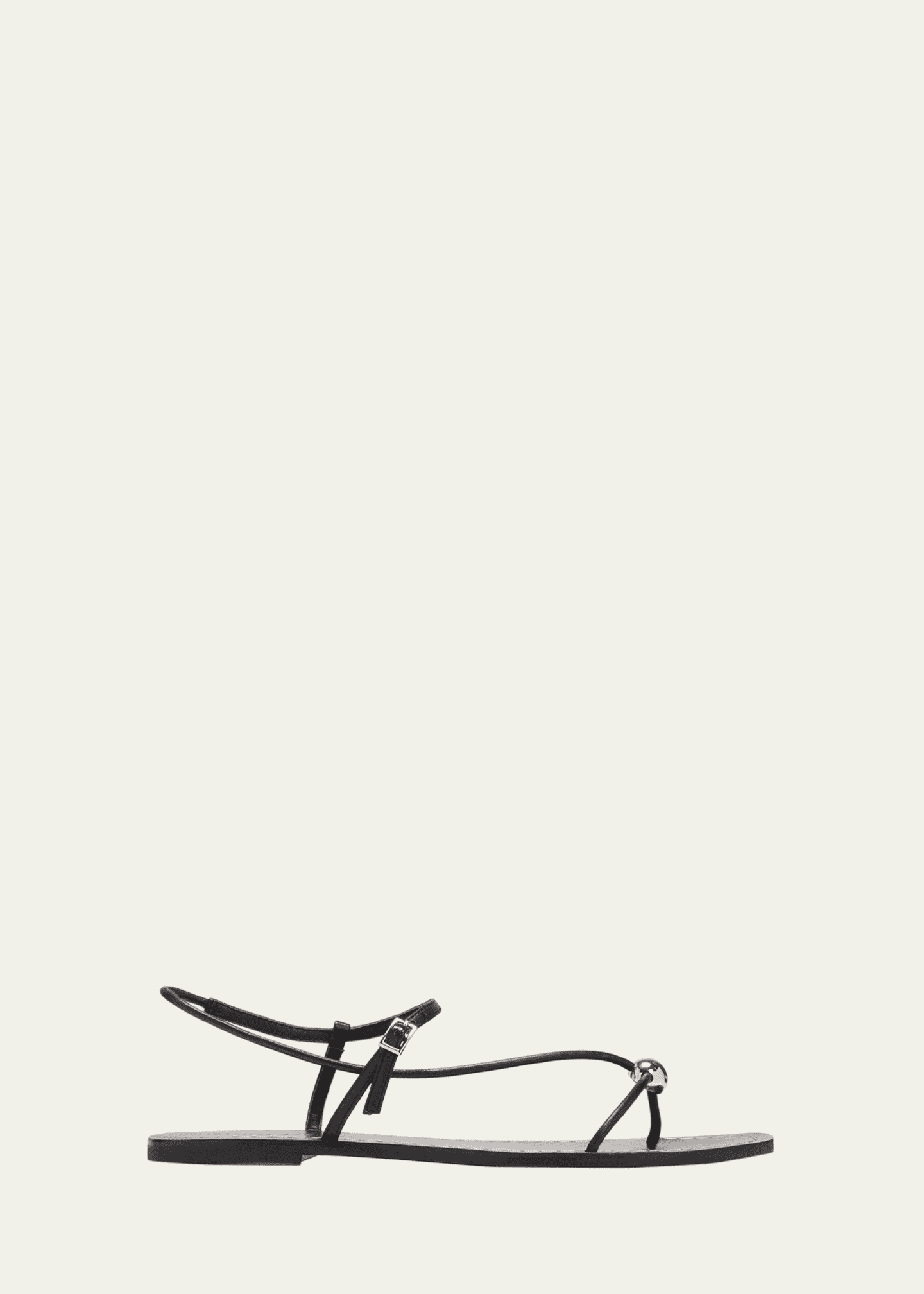 Loeffler Randall Lara Strappy Leather Dome Sandals Image 1 of 5