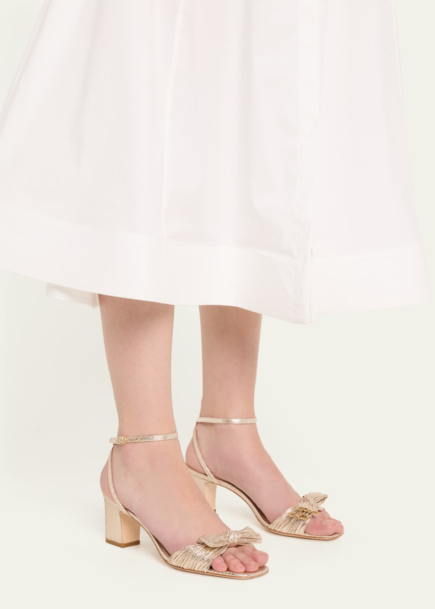 Loeffler randall metallic sandals discount