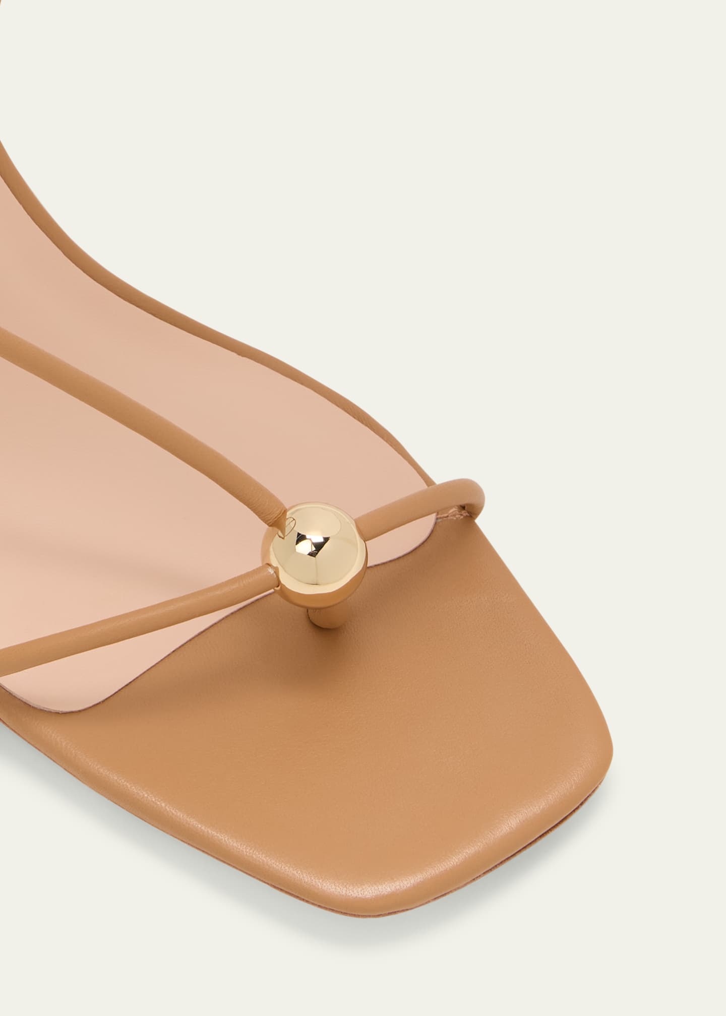 Triana Strappy Leather Dome Sandals