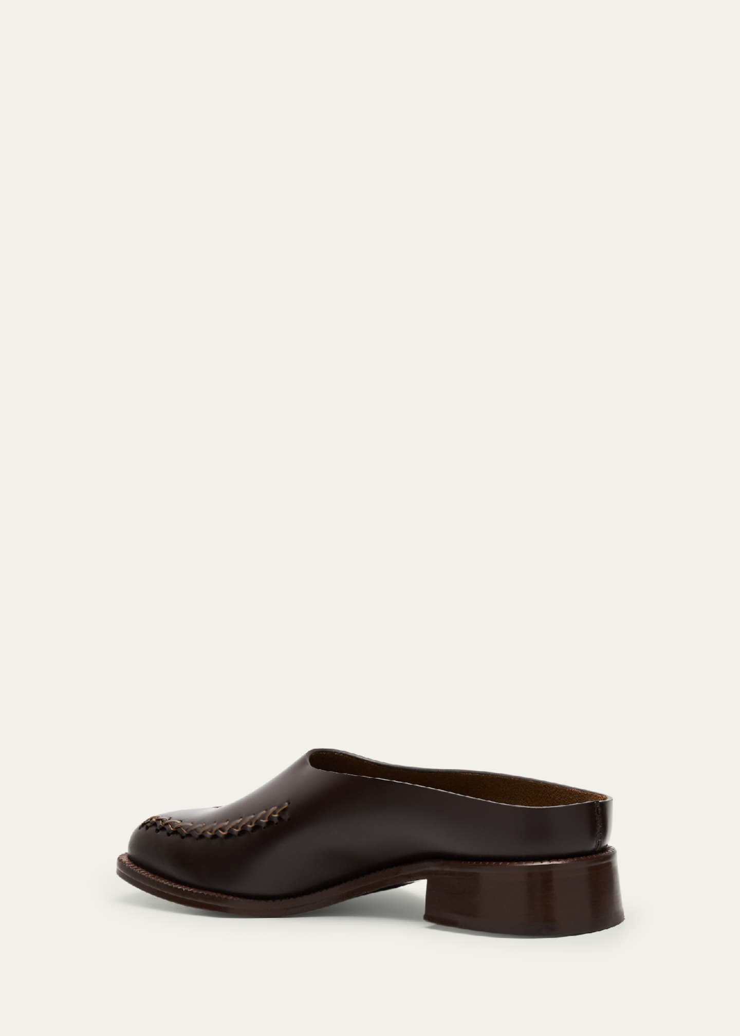 HEREU Llado Leather Slide Mules Image 4 of 6