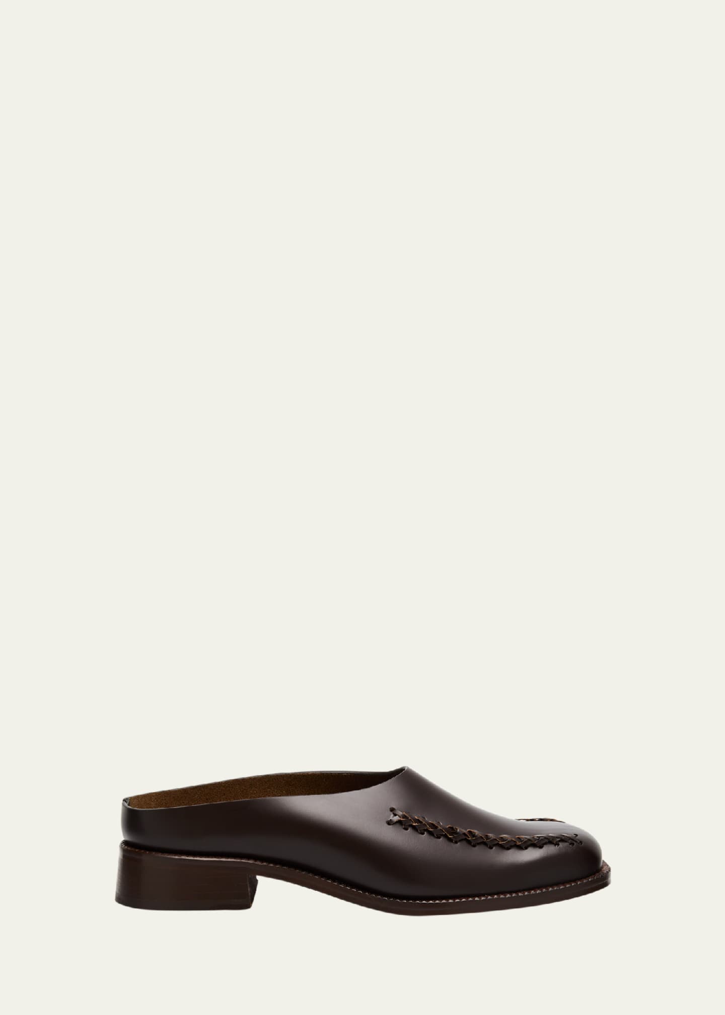 HEREU Llado Leather Slide Mules Image 1 of 6