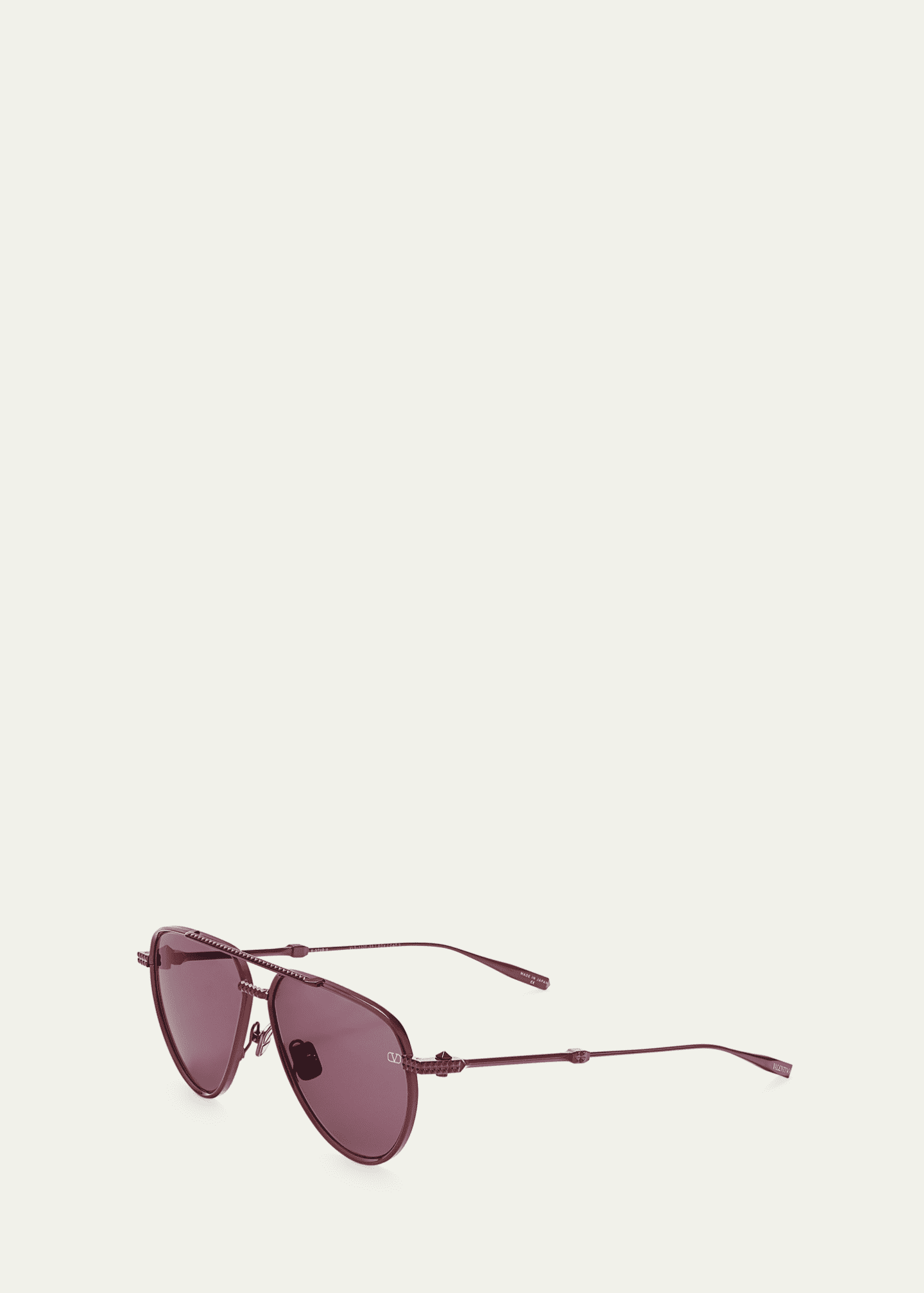 Valentino studded aviator sunglasses on sale