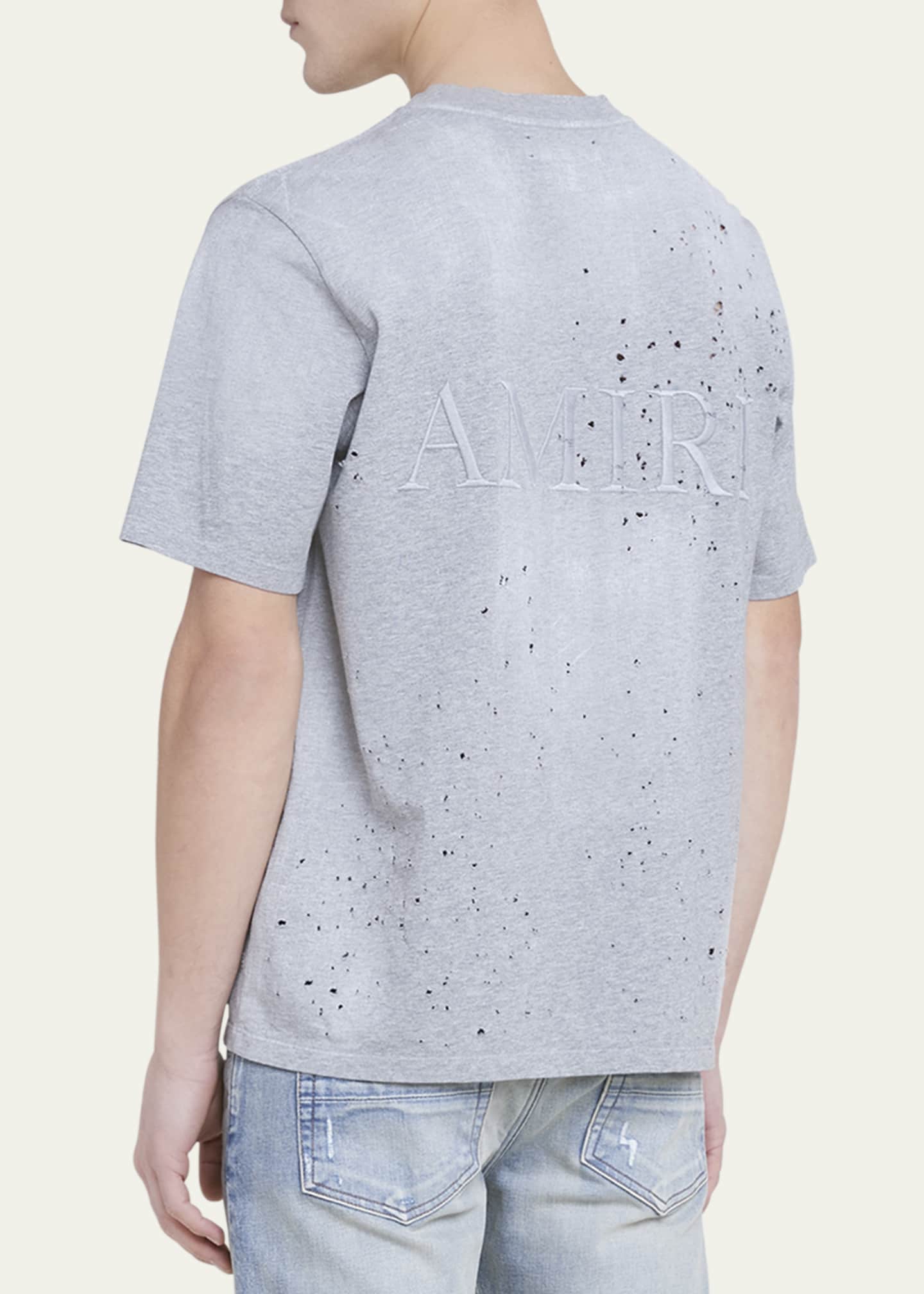Amiri Men's MA Shotgun Embroidered T-Shirt Image 3 of 5