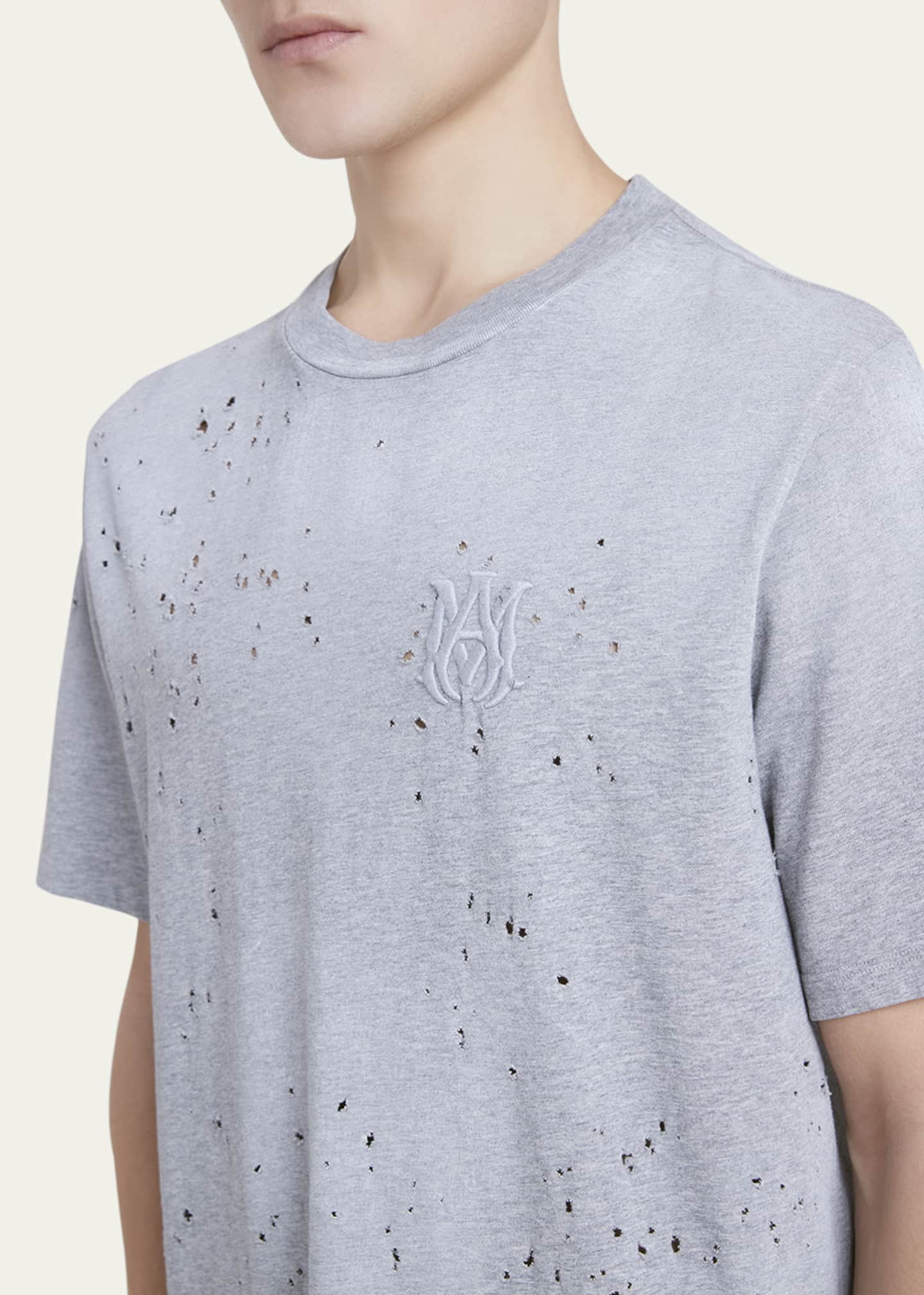 Amiri Men's MA Shotgun Embroidered T-Shirt Image 5 of 5