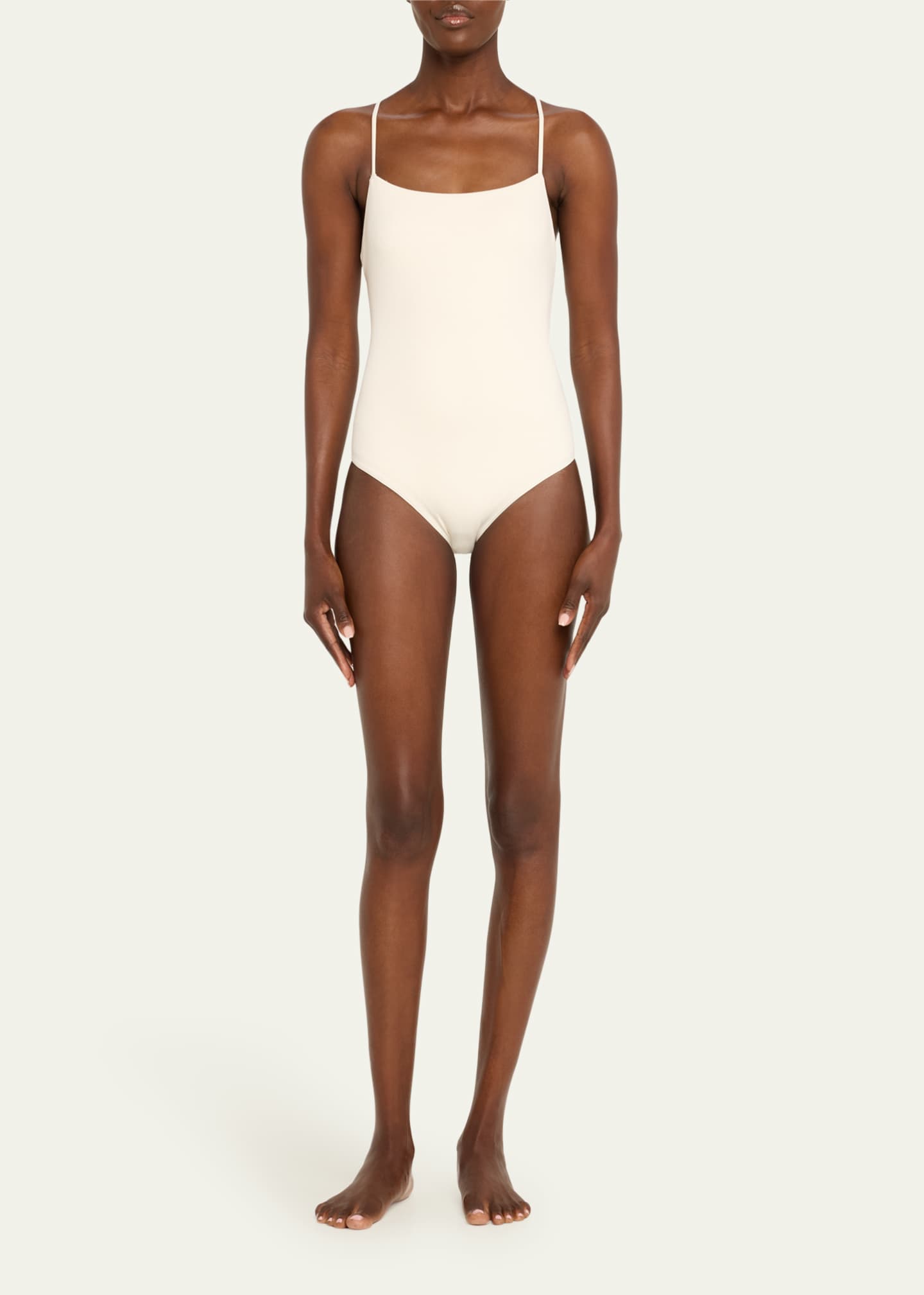 Loulou Studio Dionysos Crisscross One-Piece Swimsuit Image 2 of 4