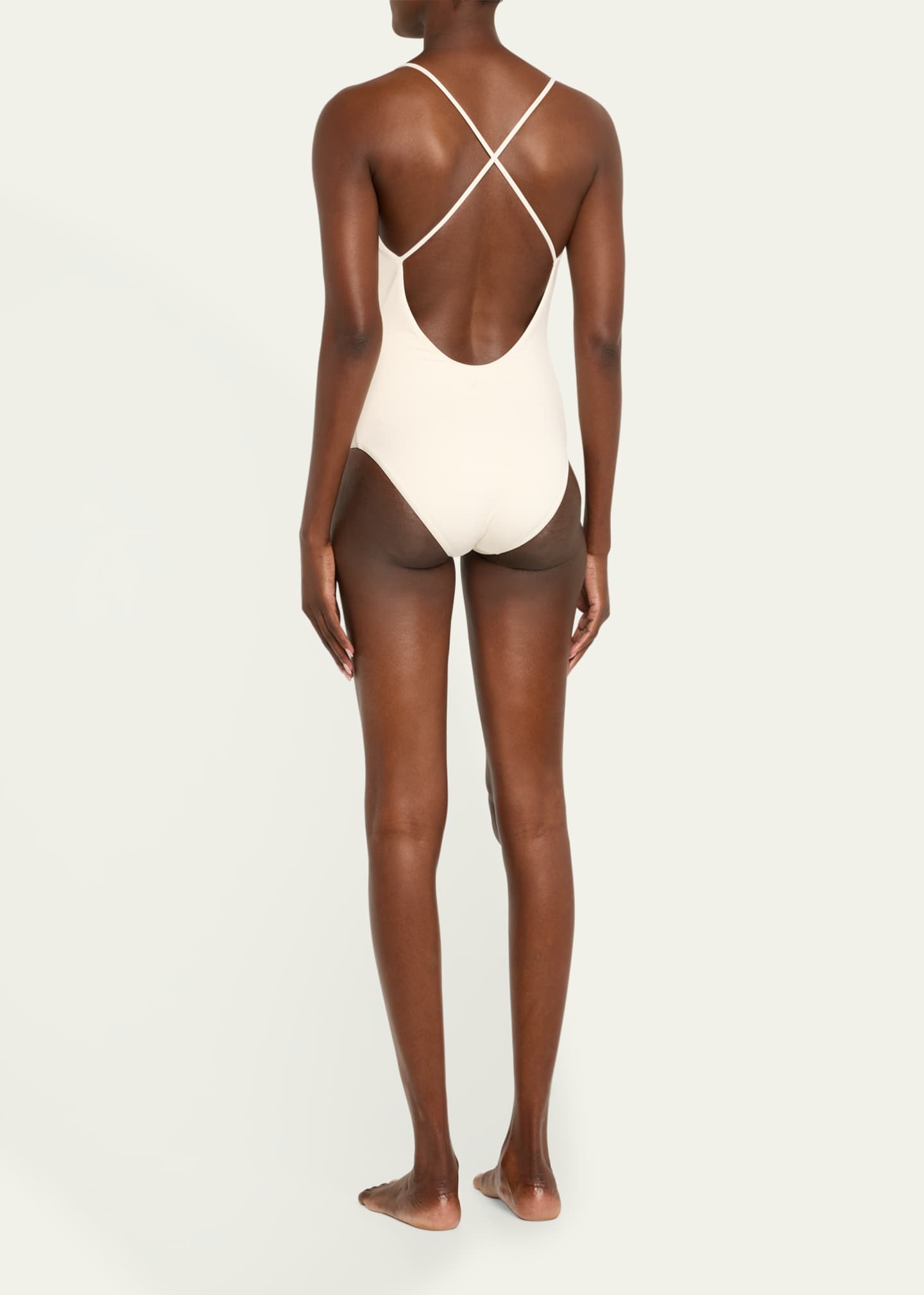Loulou Studio Dionysos Crisscross One-Piece Swimsuit Image 3 of 4