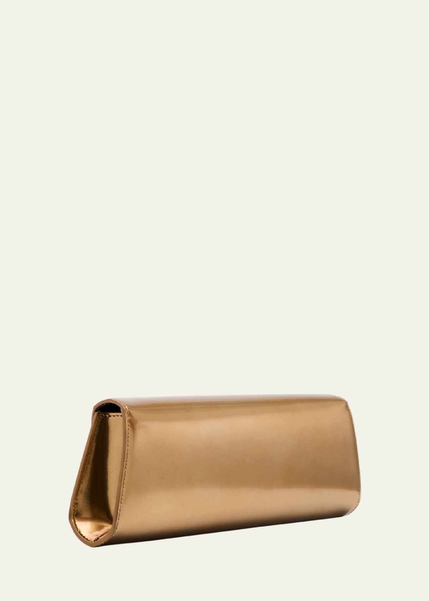 Akris Anouk Small Metallic Leather Clutch Bag Image 3 of 6