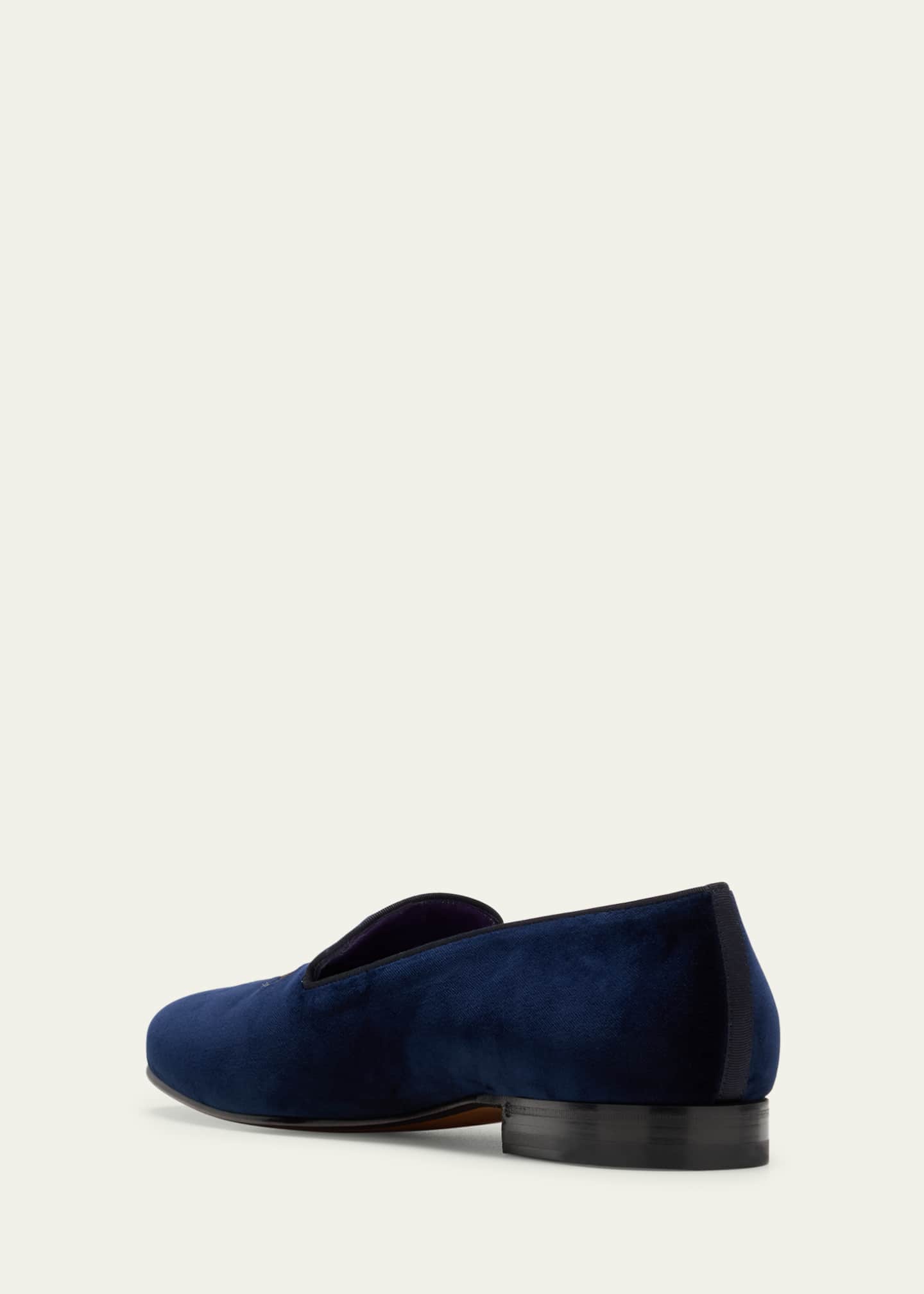 ralph lauren velvet slippers