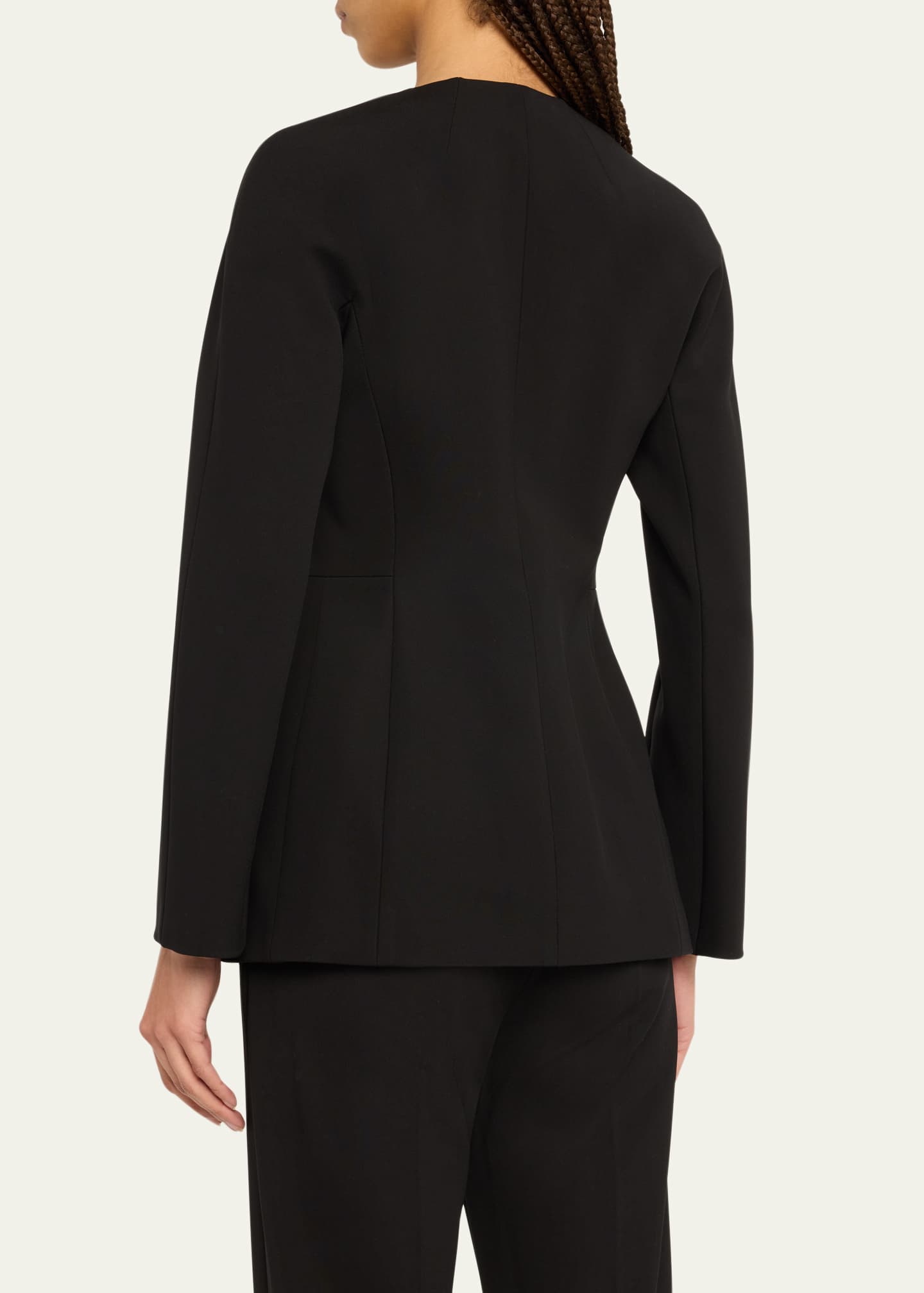 Max Mara Girone Tailored Jersey Jacket Image 3 of 5