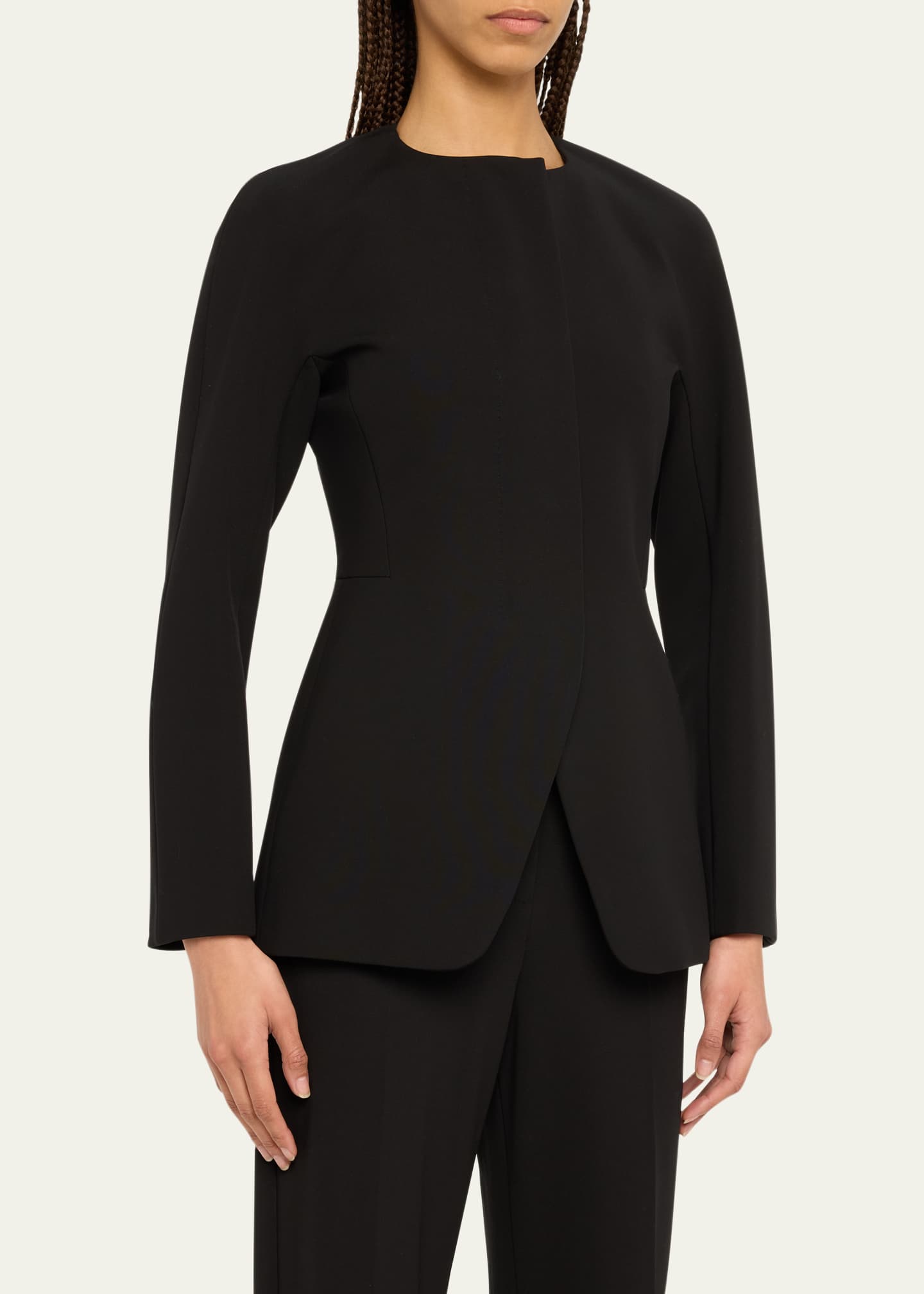 Max Mara Girone Tailored Jersey Jacket Image 4 of 5