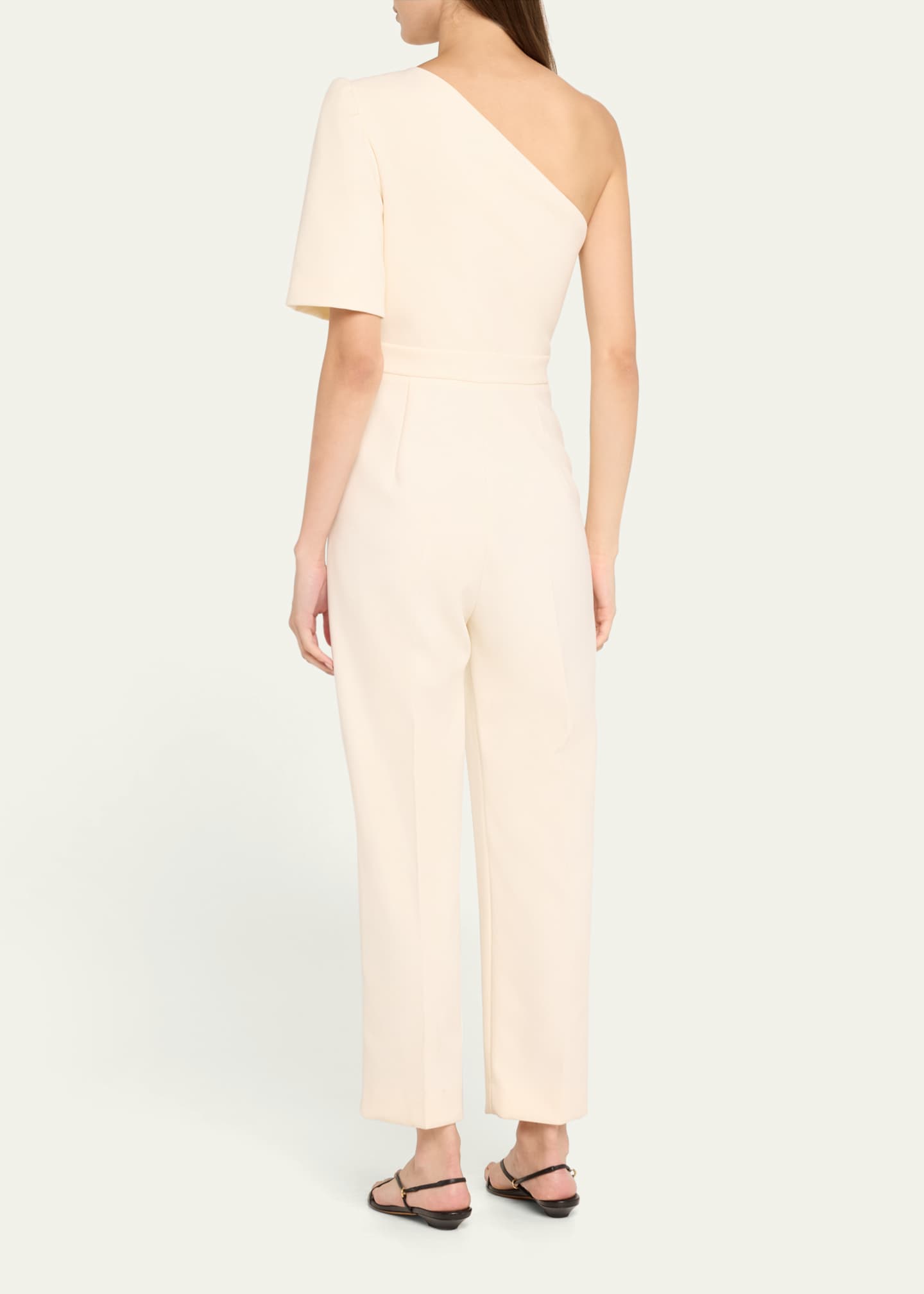 Max Mara Smalto One-Shoulder Jumpsuit Image 3 of 5