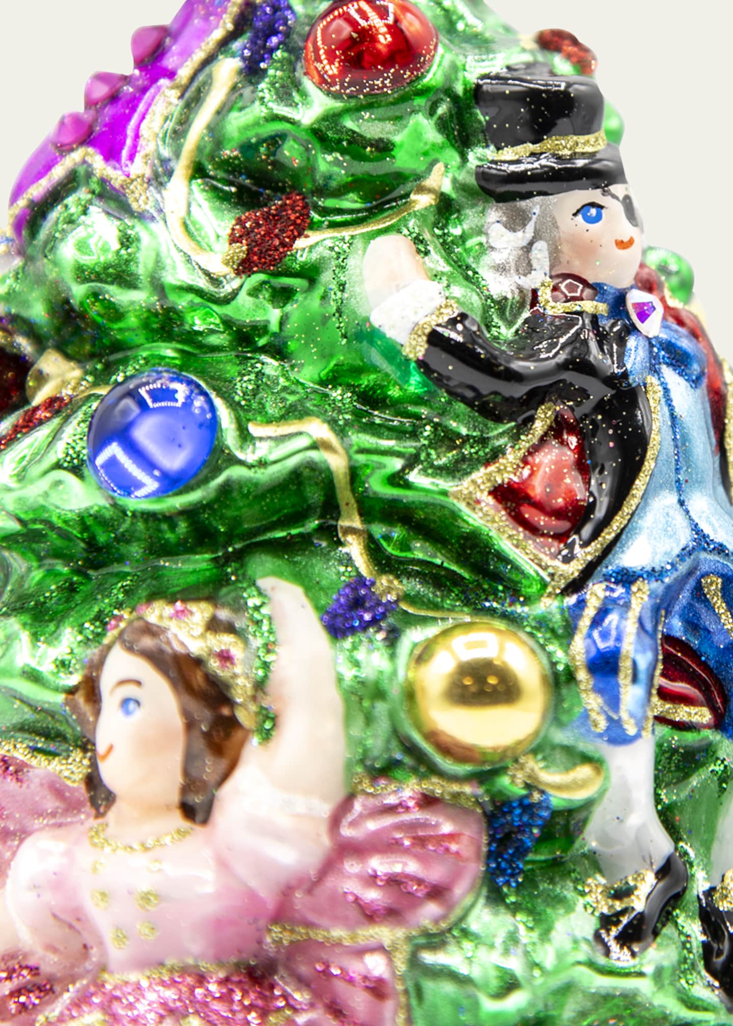 Jay Strongwater Clara and the Nutcracker Glass Christmas Ornament Image 4 of 6