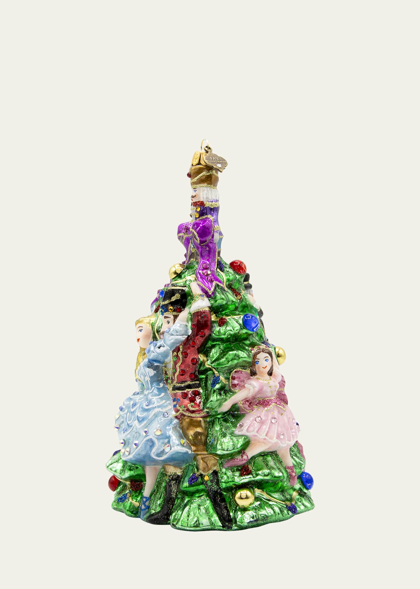 Jay Strongwater Clara and the Nutcracker Glass Christmas Ornament Image 6 of 6