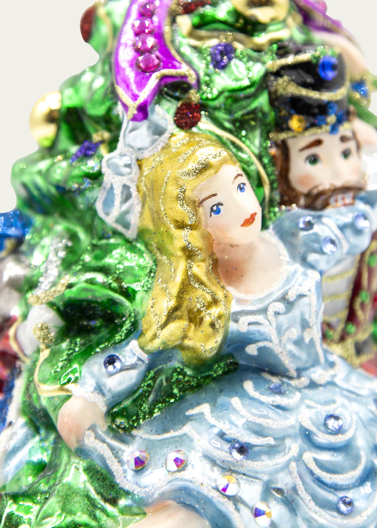 Jay Strongwater Clara and the Nutcracker Glass Christmas Ornament Image 5 of 6