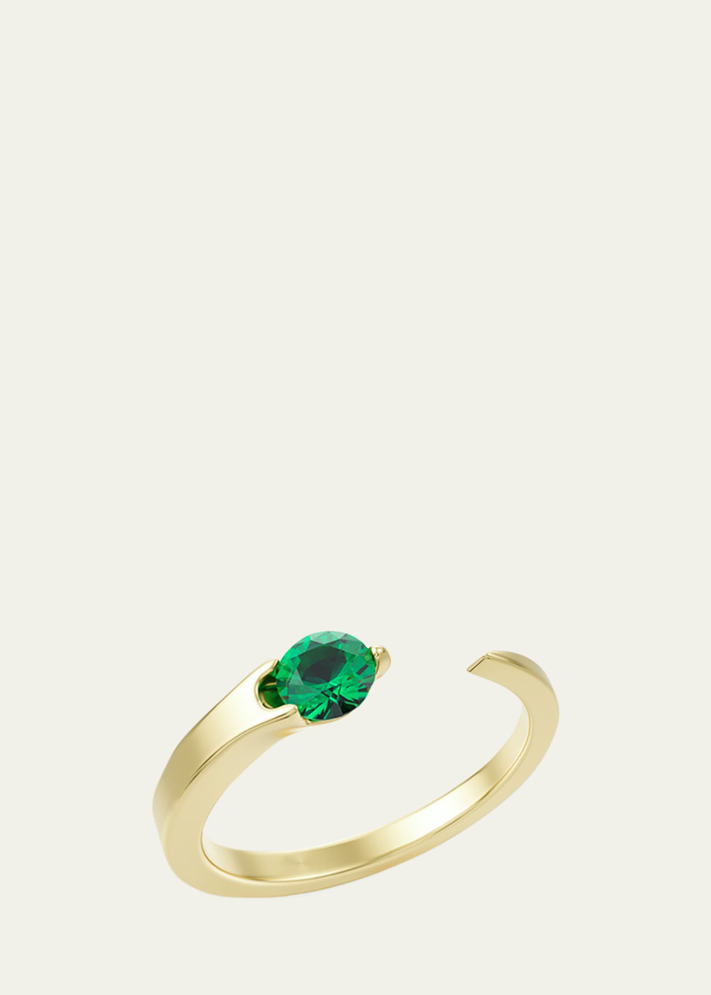 KAMAL Lotus Bloom Trio Rings, Set of 3 Image 3 of 4