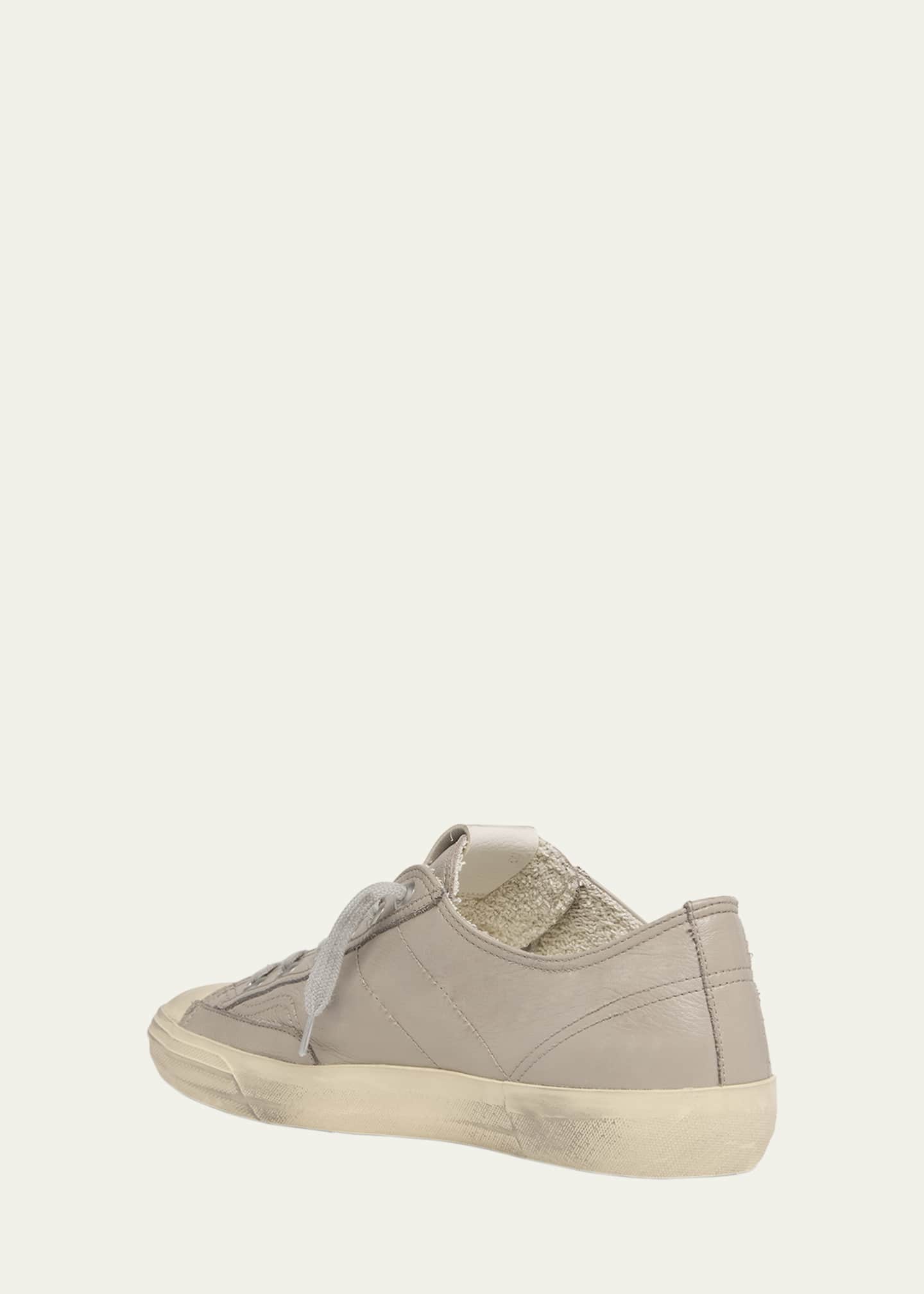 Golden Goose Men's V-Star 2 Leather Low-Top Sneakers Image 4 of 5
