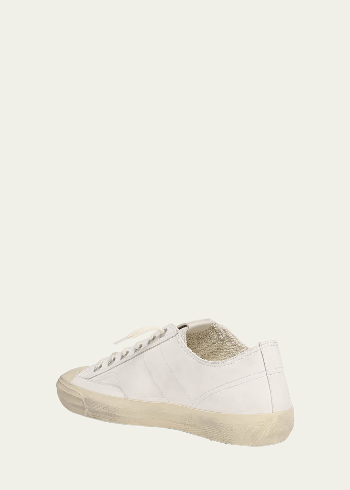 Golden Goose Men's V-Star 2 Leather Low-Top Sneakers Image 4 of 5
